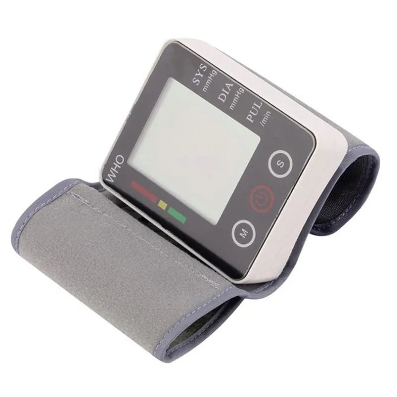 BMC Wrist Digital Blood Pressure Monitor Automatic Sphygmomanometer Smart Medical Machine Measure Pulse Rate Fitness Measurement