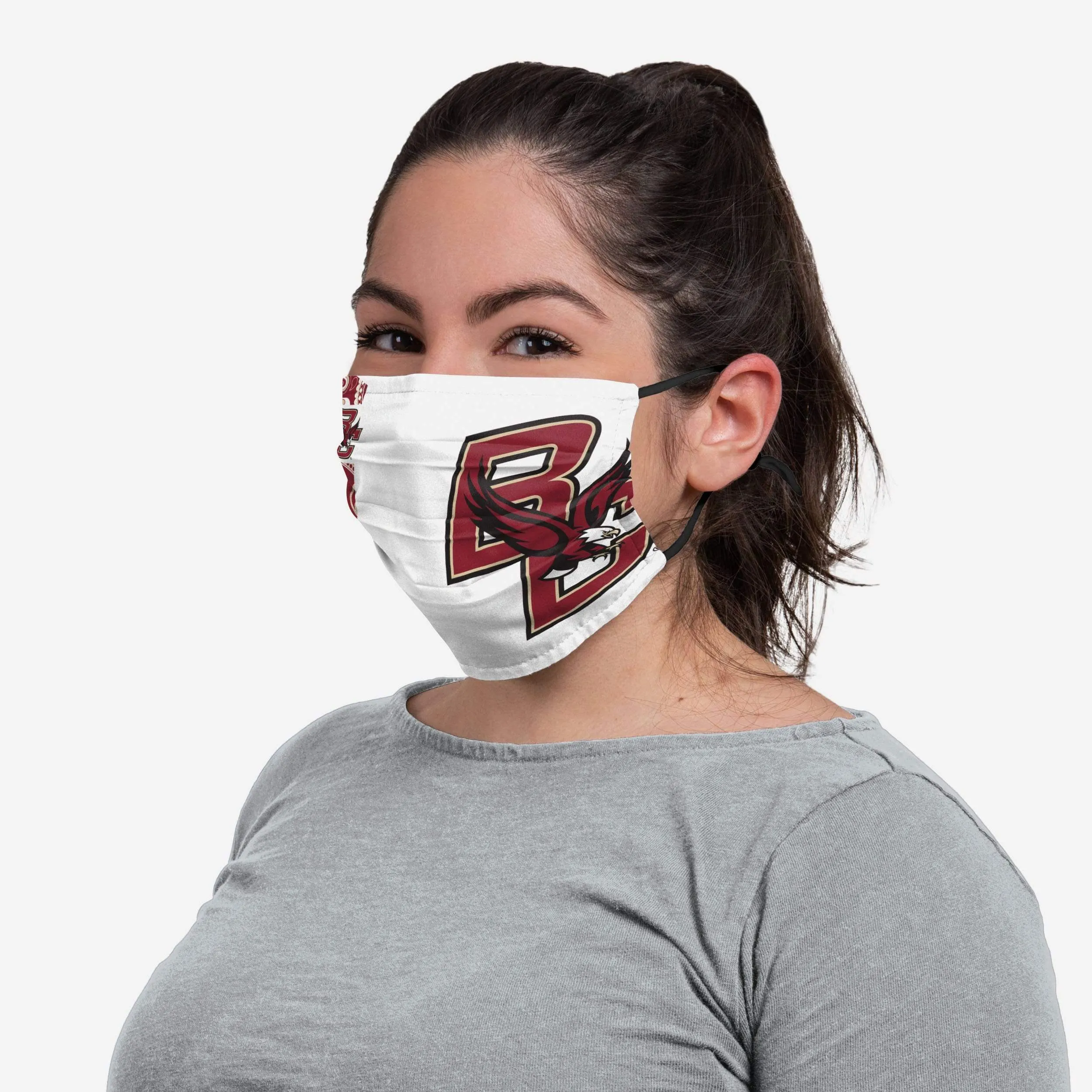 Boston College Eagles On-Field Sideline Logo Red Bandanna Face Cover