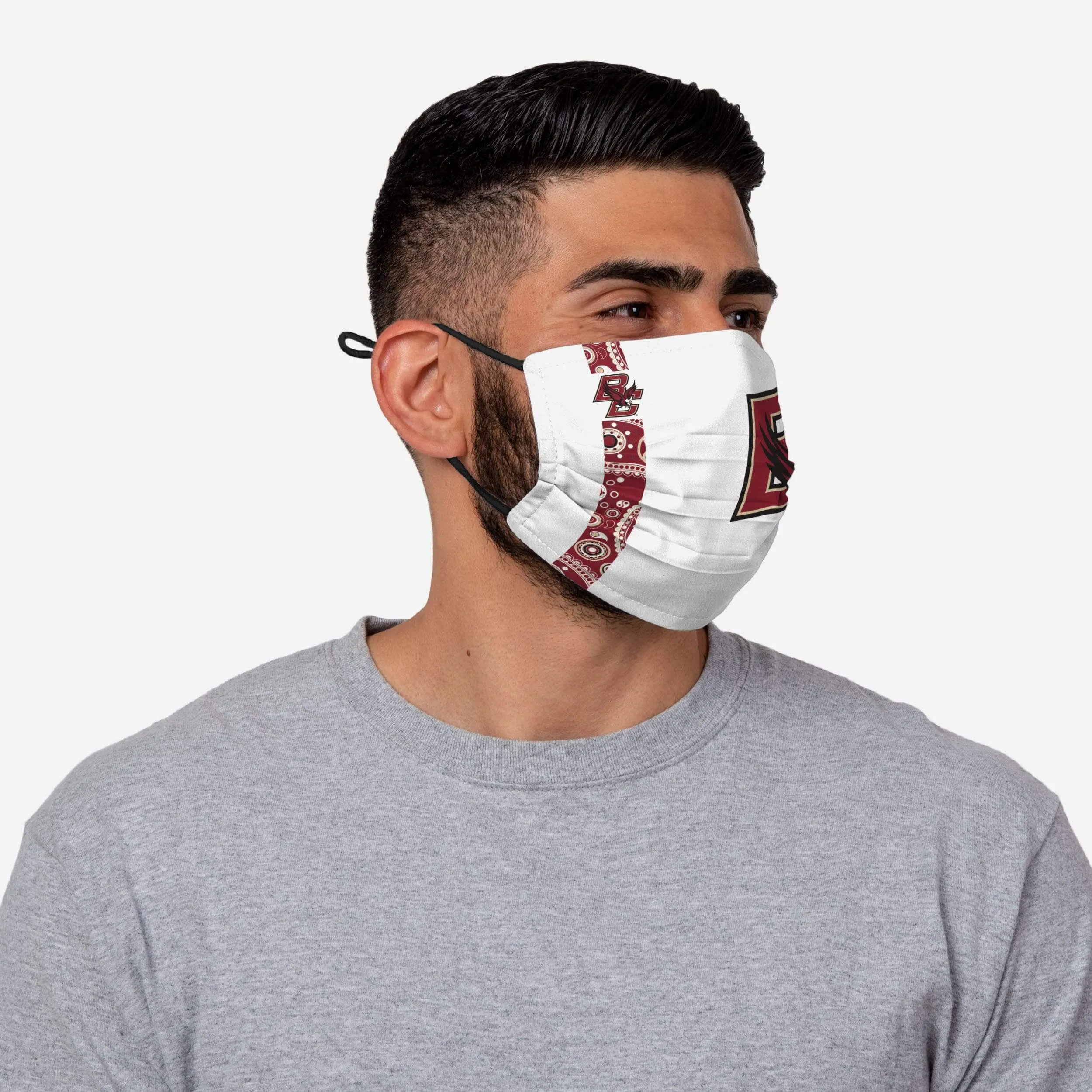 Boston College Eagles On-Field Sideline Logo Red Bandanna Face Cover