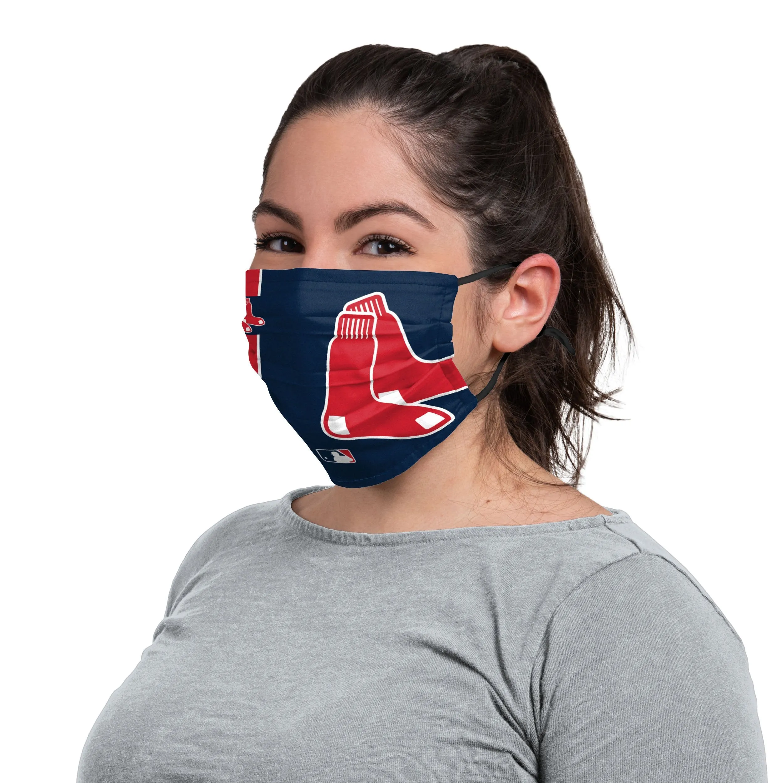 Boston Red Sox MLB On-Field Adjustable Navy Face Cover