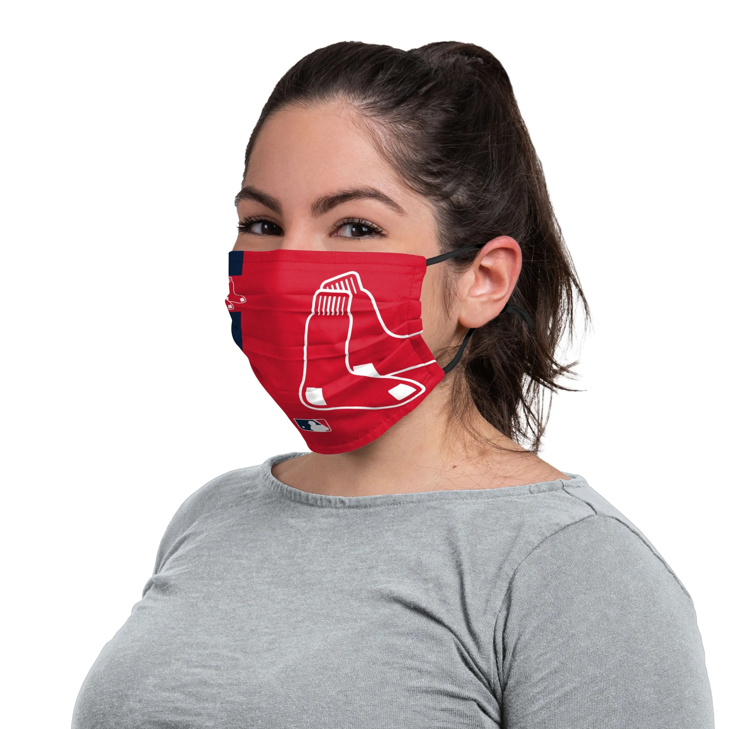Boston Red Sox MLB On-Field Adjustable Red Face Cover