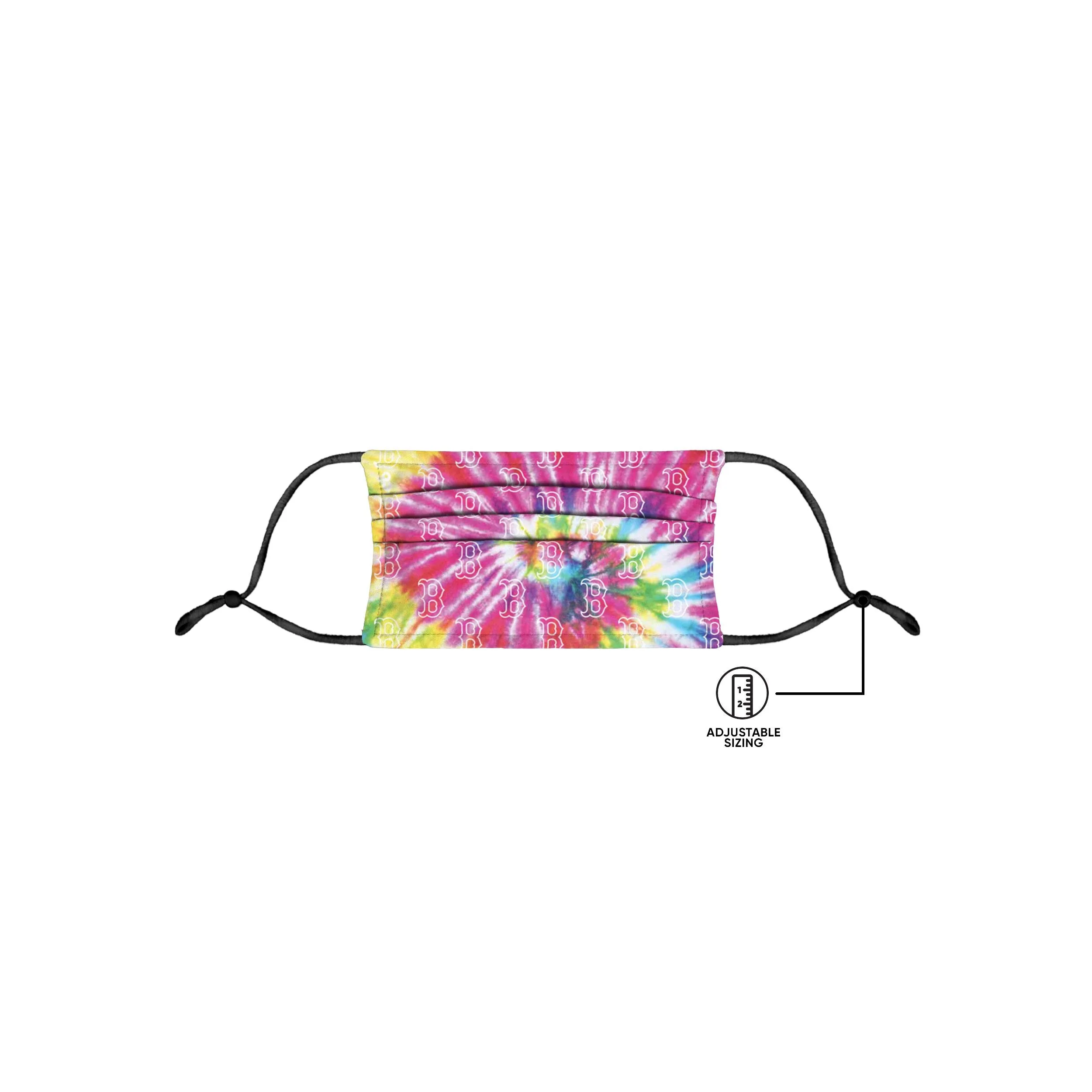 Boston Red Sox MLB Pastel Tie-Dye Adjustable Face Cover