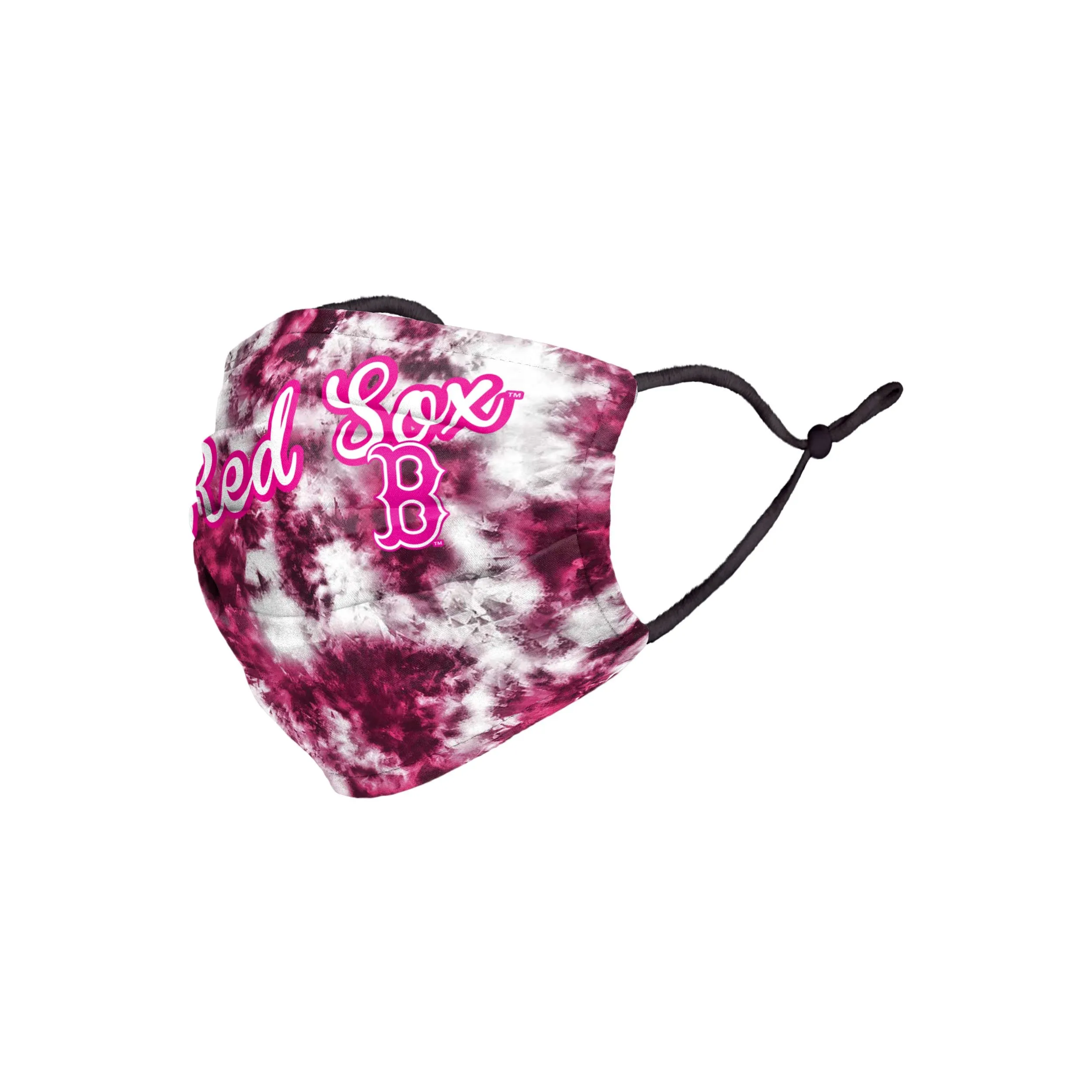 Boston Red Sox MLB Pink Tie-Dye Adjustable Face Cover