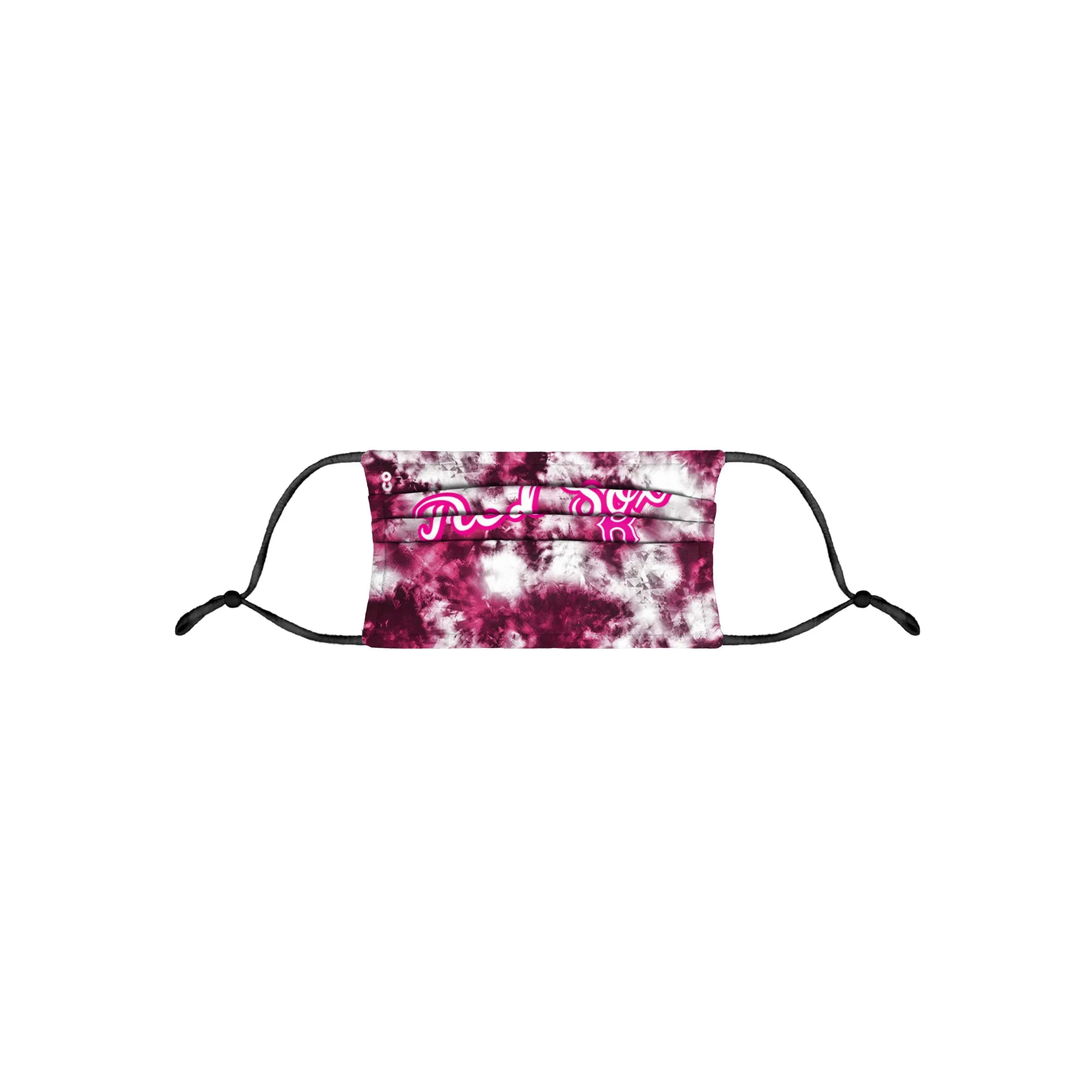 Boston Red Sox MLB Pink Tie-Dye Adjustable Face Cover