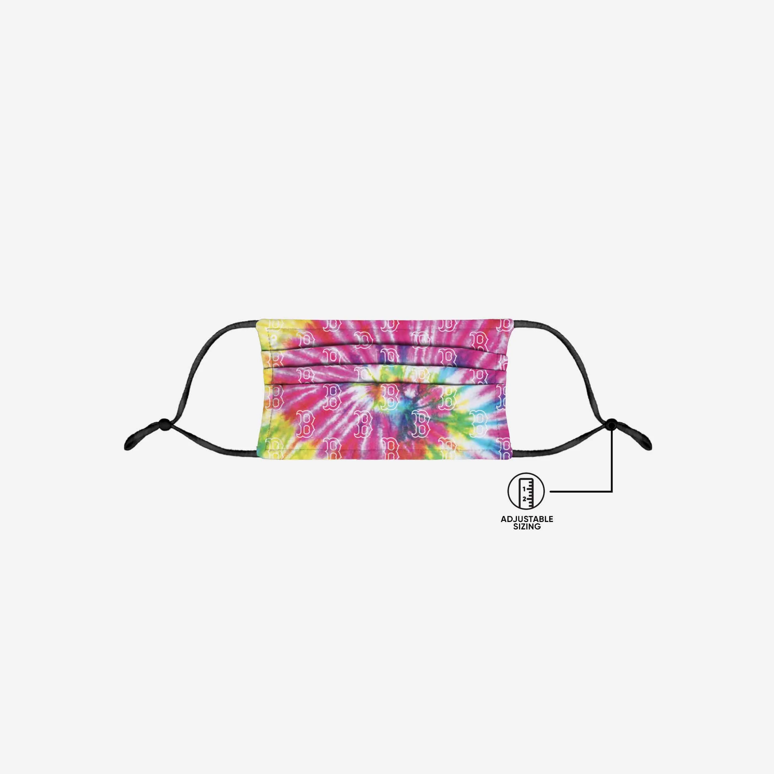 Boston Red Sox Pastel Tie-Dye Adjustable Face Cover