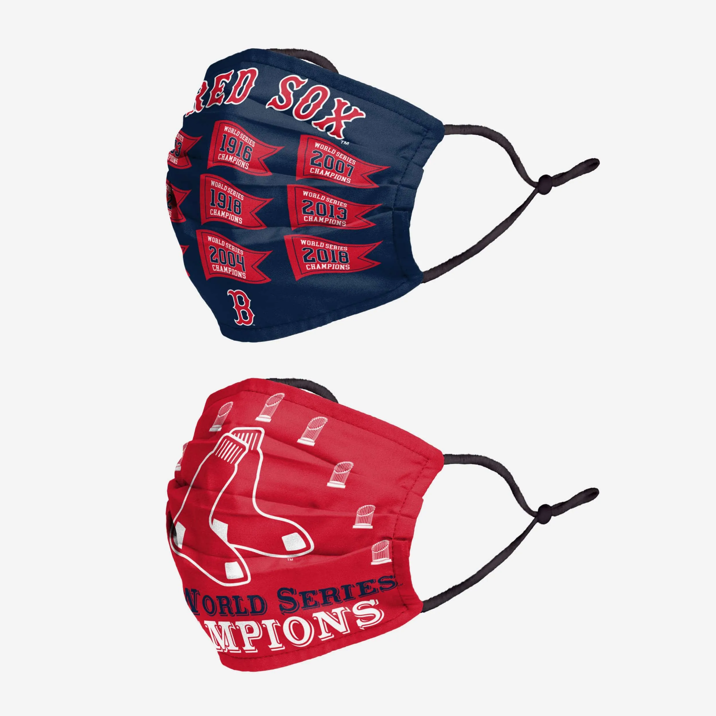Boston Red Sox Thematic Champions Adjustable 2 Pack Face Cover