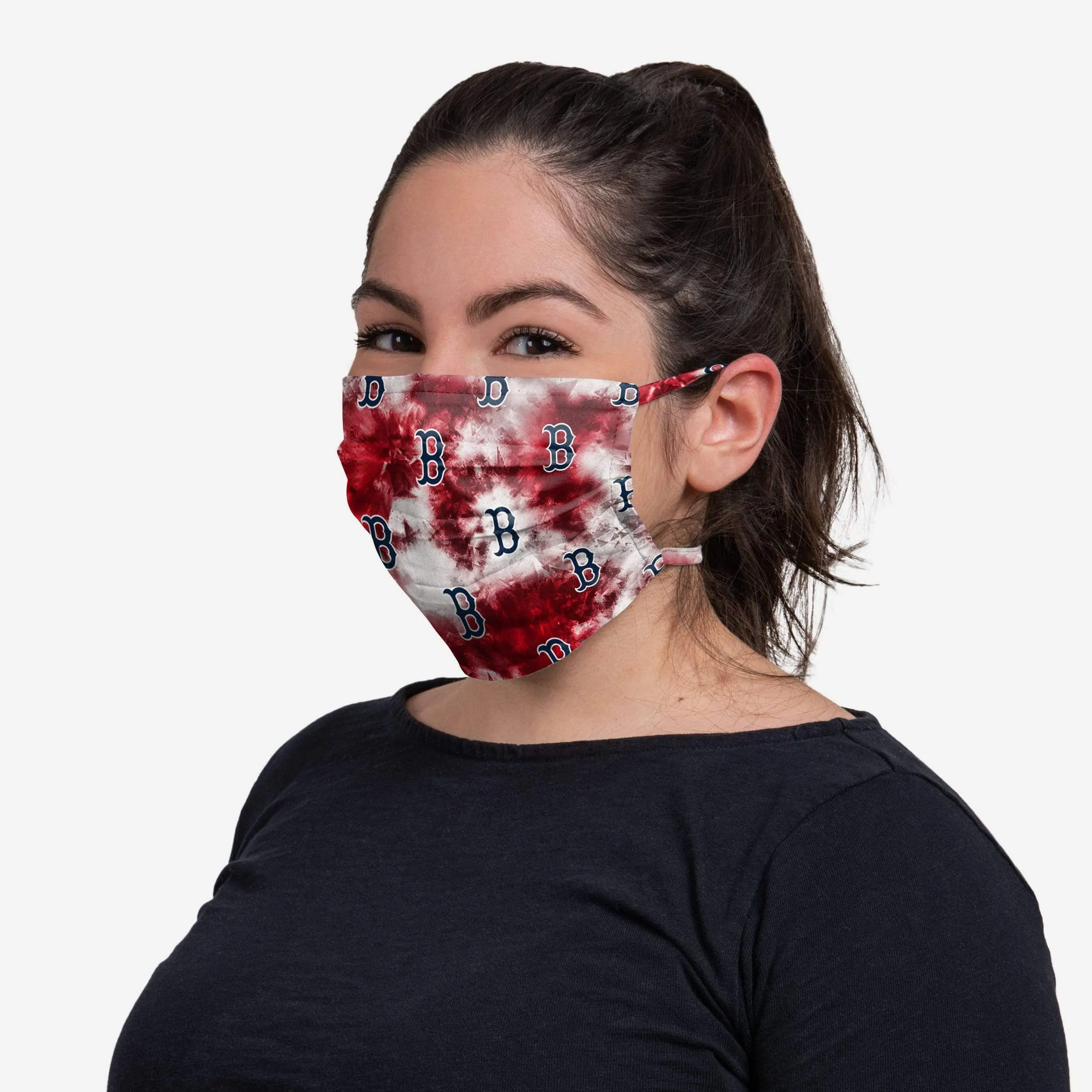 Boston Red Sox Tie-Dye Tie-Back Face Cover