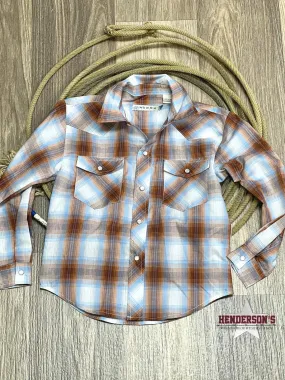 Boy's Butterscotch Plaid by Roper~ Only Small, X-Large