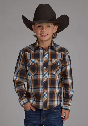 Boy's Caramel Plaid by Roper