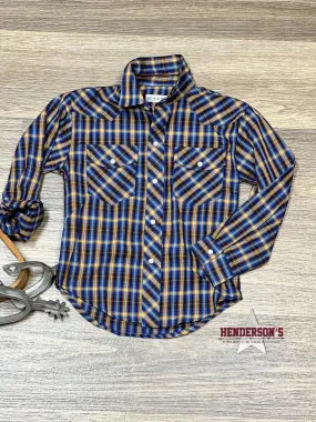 Boy's Royal Woven Plaid