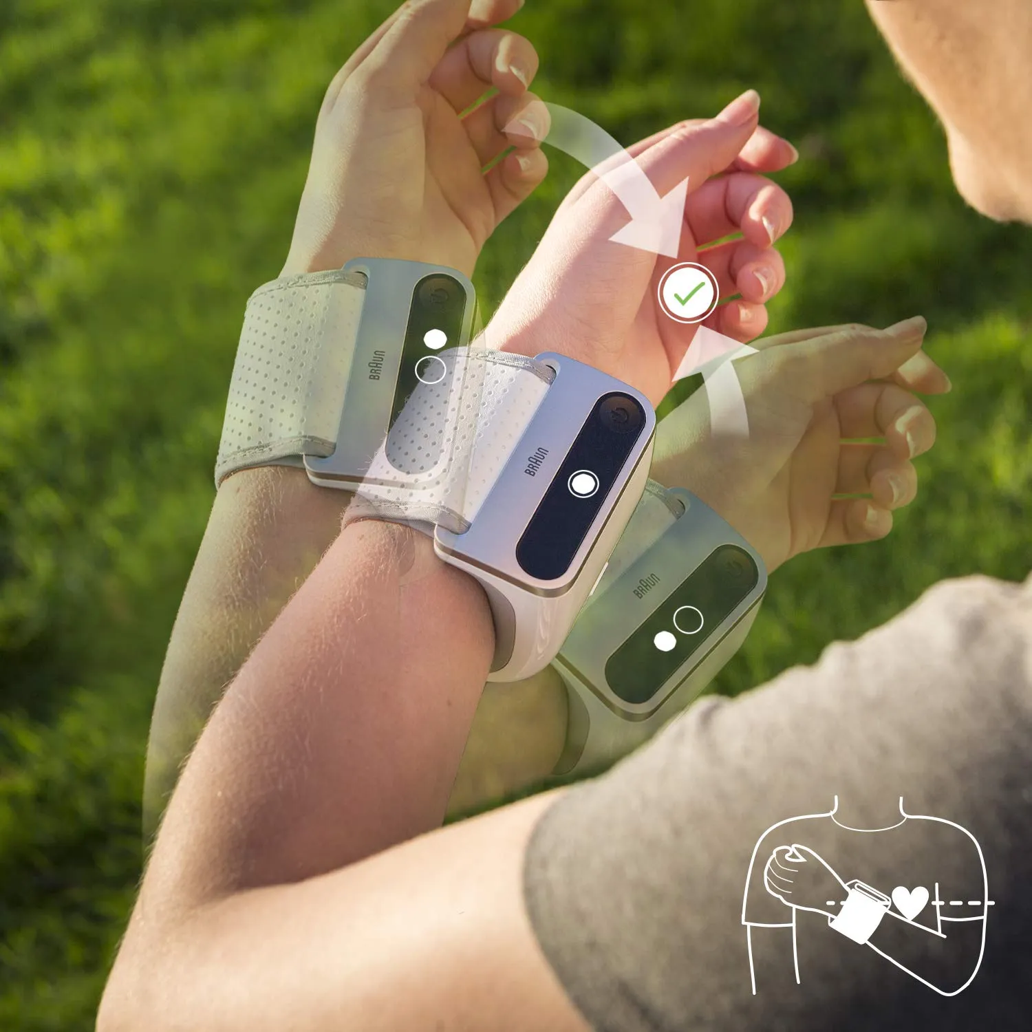 Braun iCheck 7 Wrist Blood Pressure Monitor for Smart and Fast Measurement