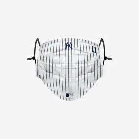 Brett Gardner New York Yankees On-Field Gameday Pinstripe Adjustable Face Cover