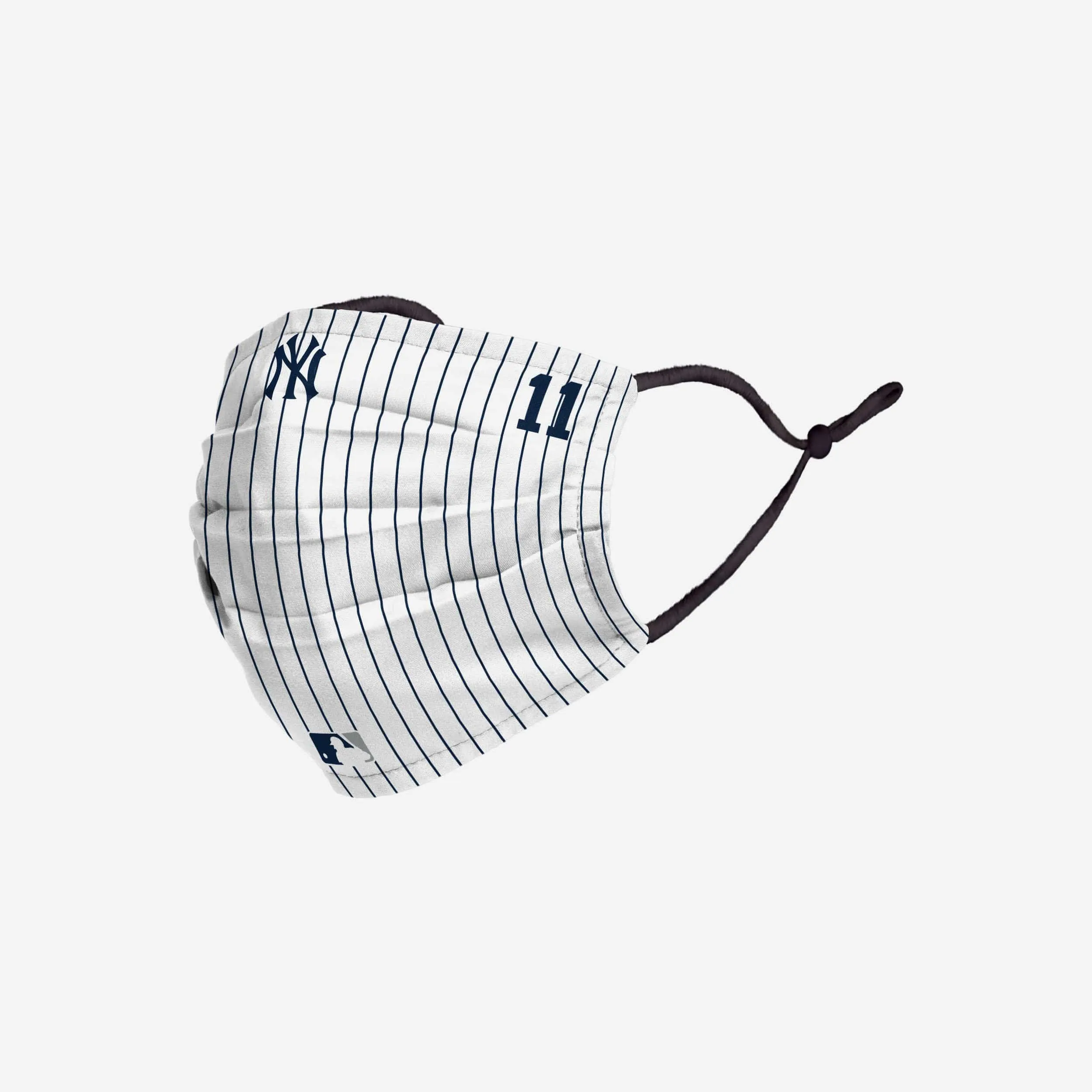 Brett Gardner New York Yankees On-Field Gameday Pinstripe Adjustable Face Cover
