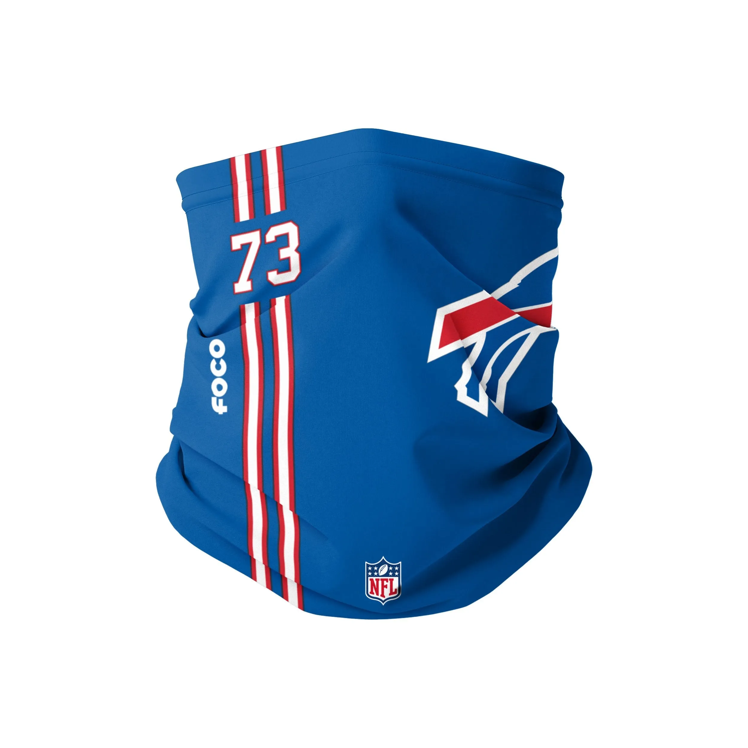 Buffalo Bills NFL Dion Dawkins On-Field Sideline Logo Gaiter Scarf