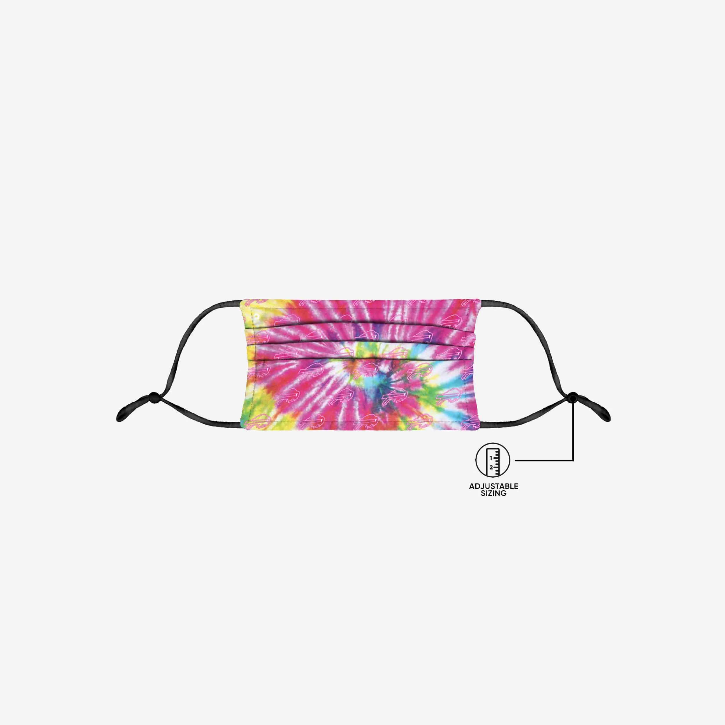 Buffalo Bills Pastel Tie-Dye Adjustable Face Cover