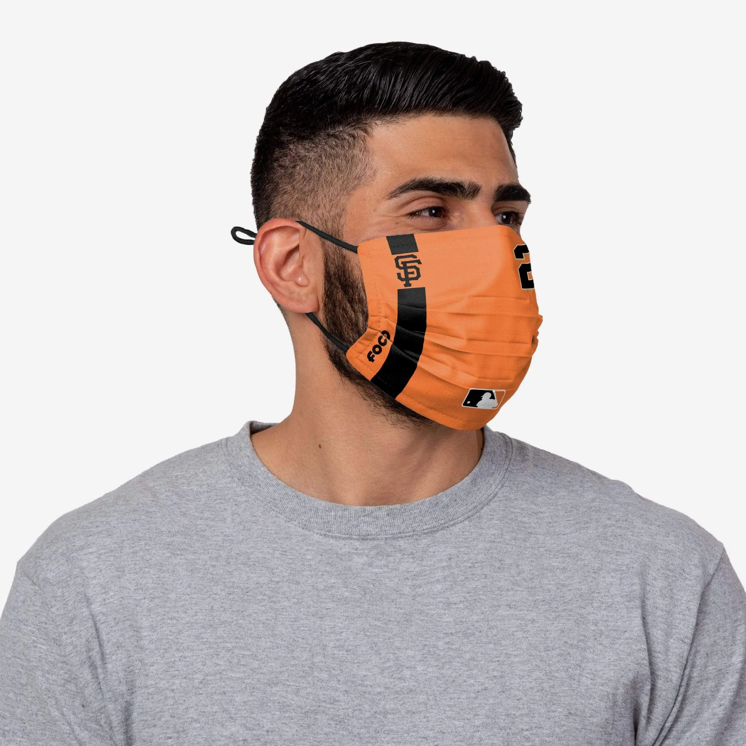 Buster Posey San Francisco Giants On-Field Adjustable Orange Face Cover