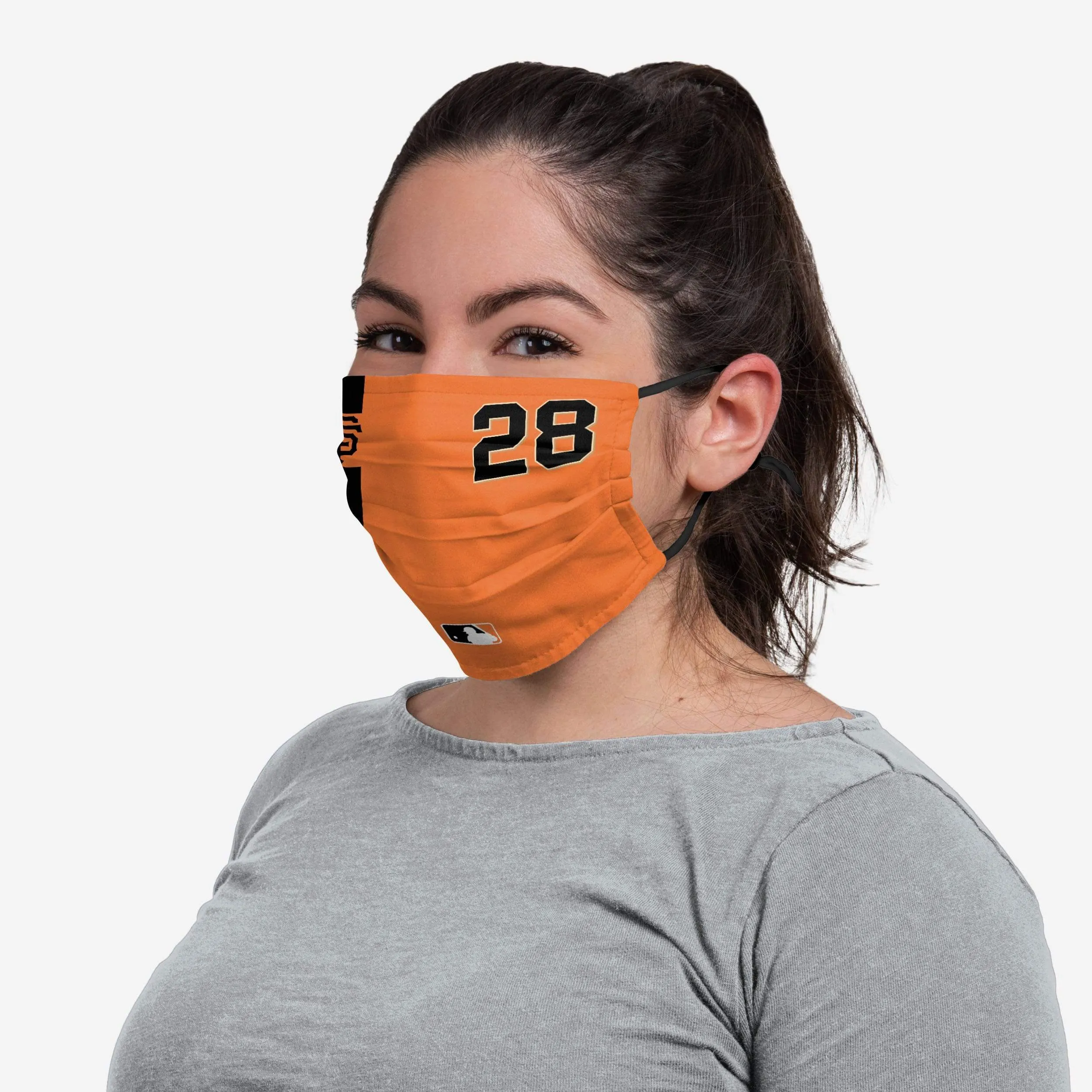 Buster Posey San Francisco Giants On-Field Adjustable Orange Face Cover