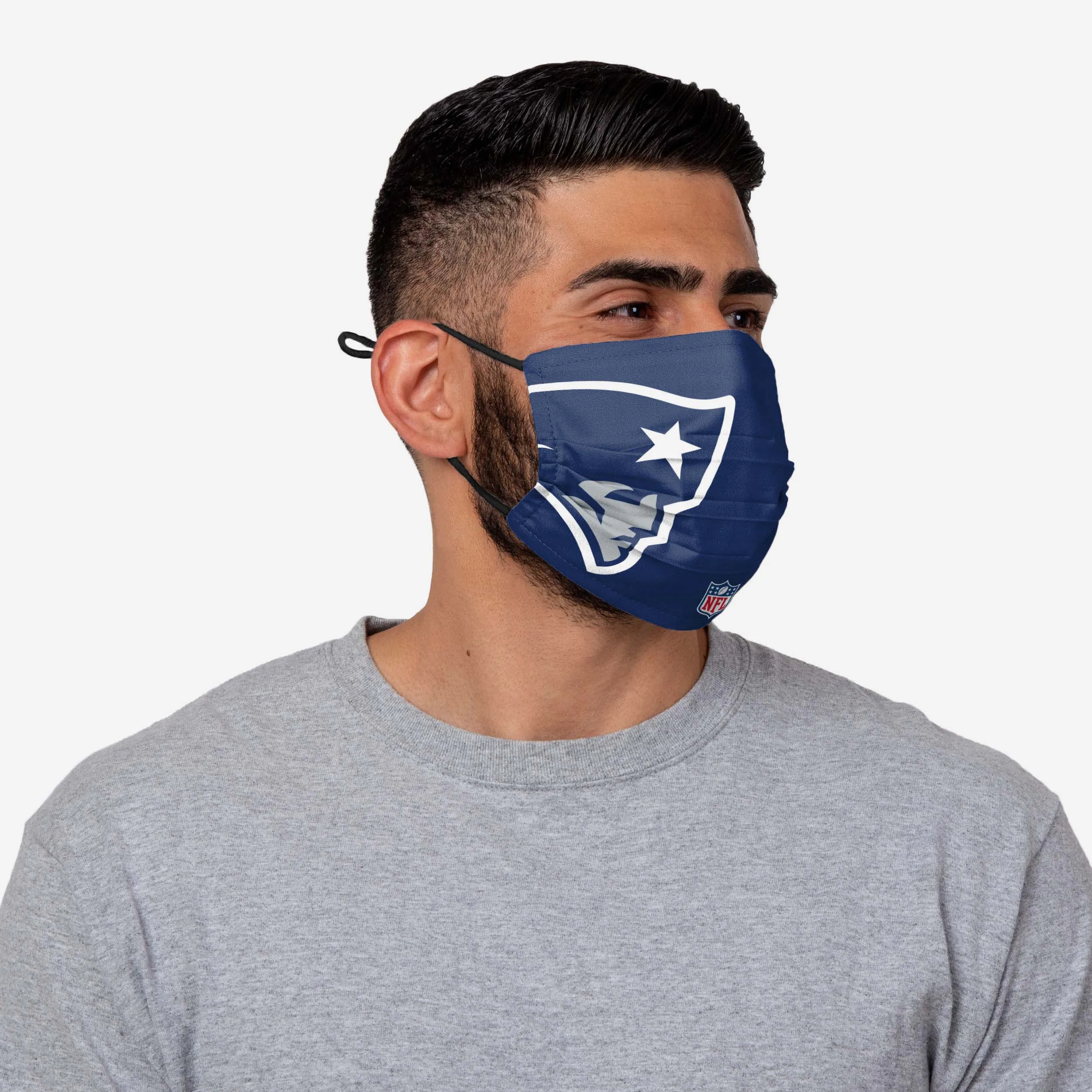 Cam Newton New England Patriots On-Field Sideline Logo Face Cover