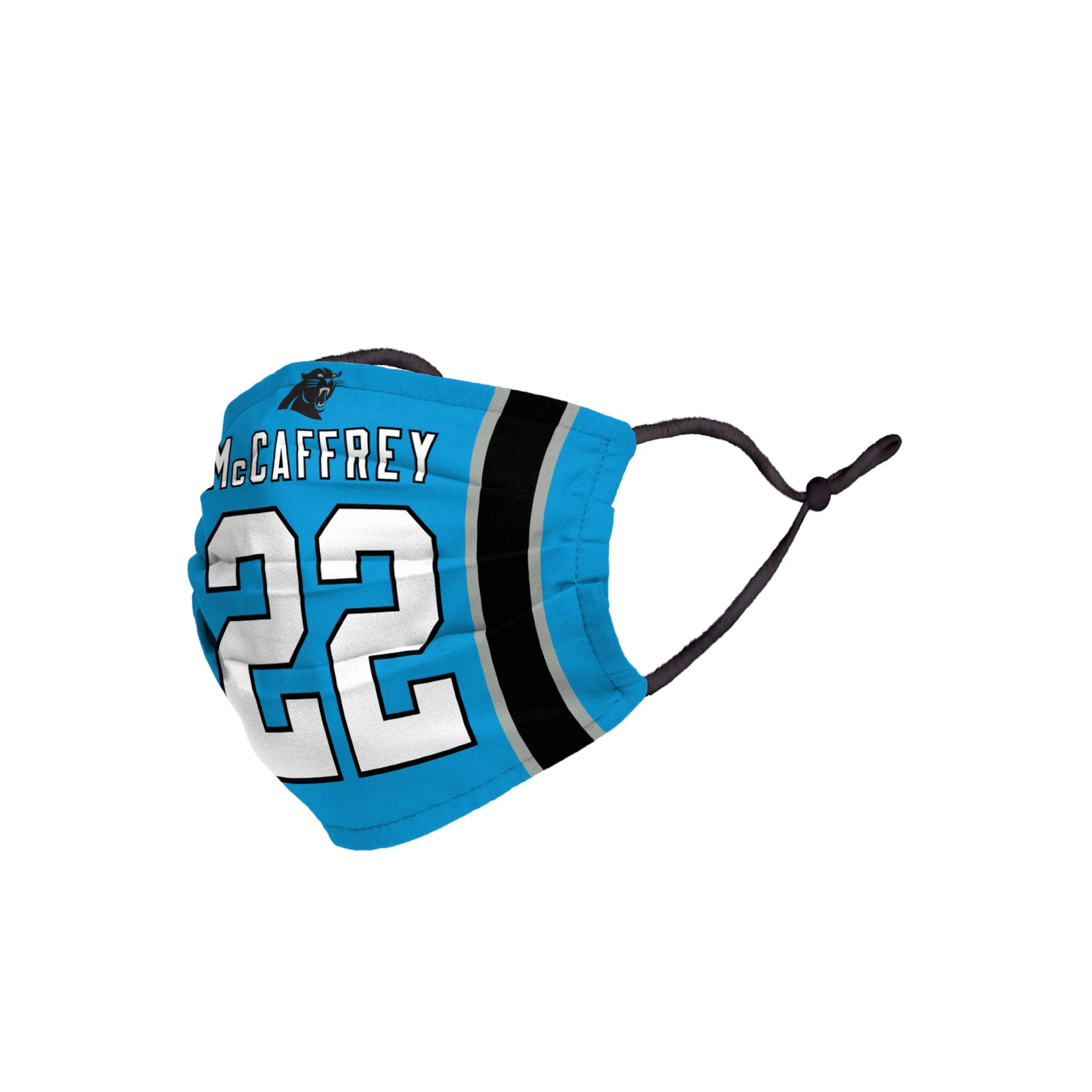 Carolina Panthers NFL Christian McCaffrey Adjustable Face Cover