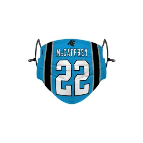 Carolina Panthers NFL Christian McCaffrey Adjustable Face Cover