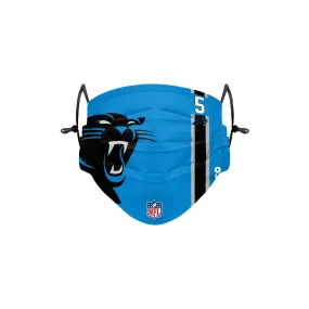 Carolina Panthers NFL Teddy Bridgewater On-Field Sideline Logo Face Cover