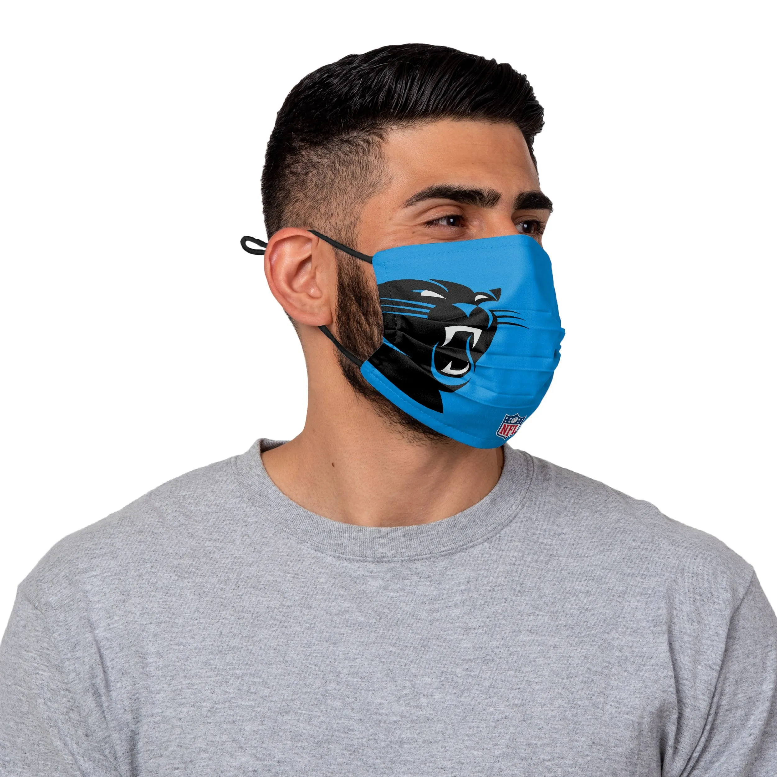 Carolina Panthers NFL Teddy Bridgewater On-Field Sideline Logo Face Cover