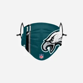 Carson Wentz Philadelphia Eagles On-Field Sideline Logo Face Cover