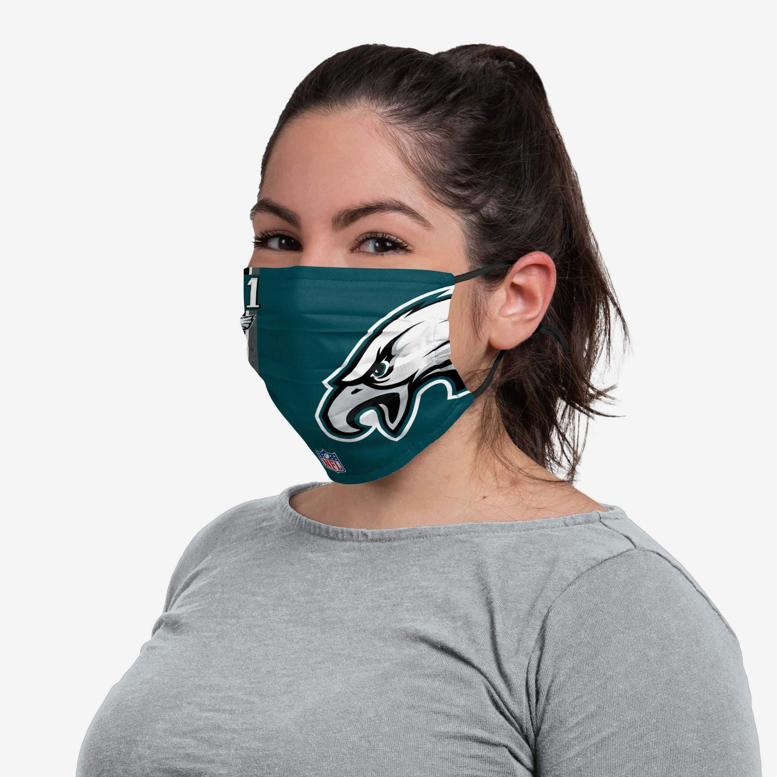 Carson Wentz Philadelphia Eagles On-Field Sideline Logo Face Cover
