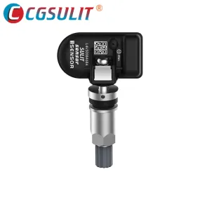 CGSULIT - TS01 - Universal Programmable Tire Pressure Sensor - 315 / 433 MHz - Cloneable - Aluminum Valve