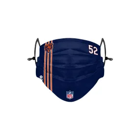 Chicago Bears NFL Khalil Mack On-Field Sideline Face Cover