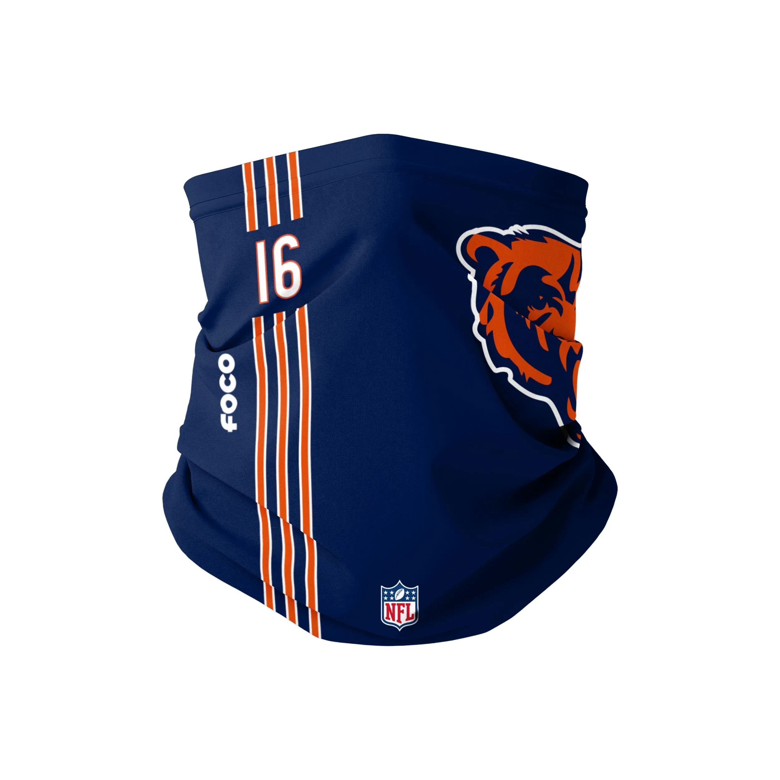 Chicago Bears NFL Pat O'Donnell On-Field Sideline Logo Gaiter Scarf