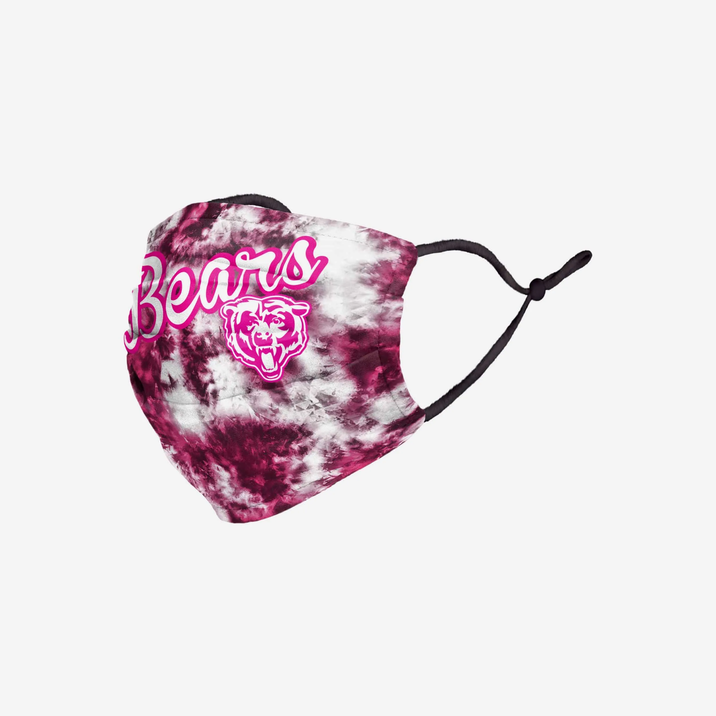 Chicago Bears Pink Tie-Dye Adjustable Face Cover