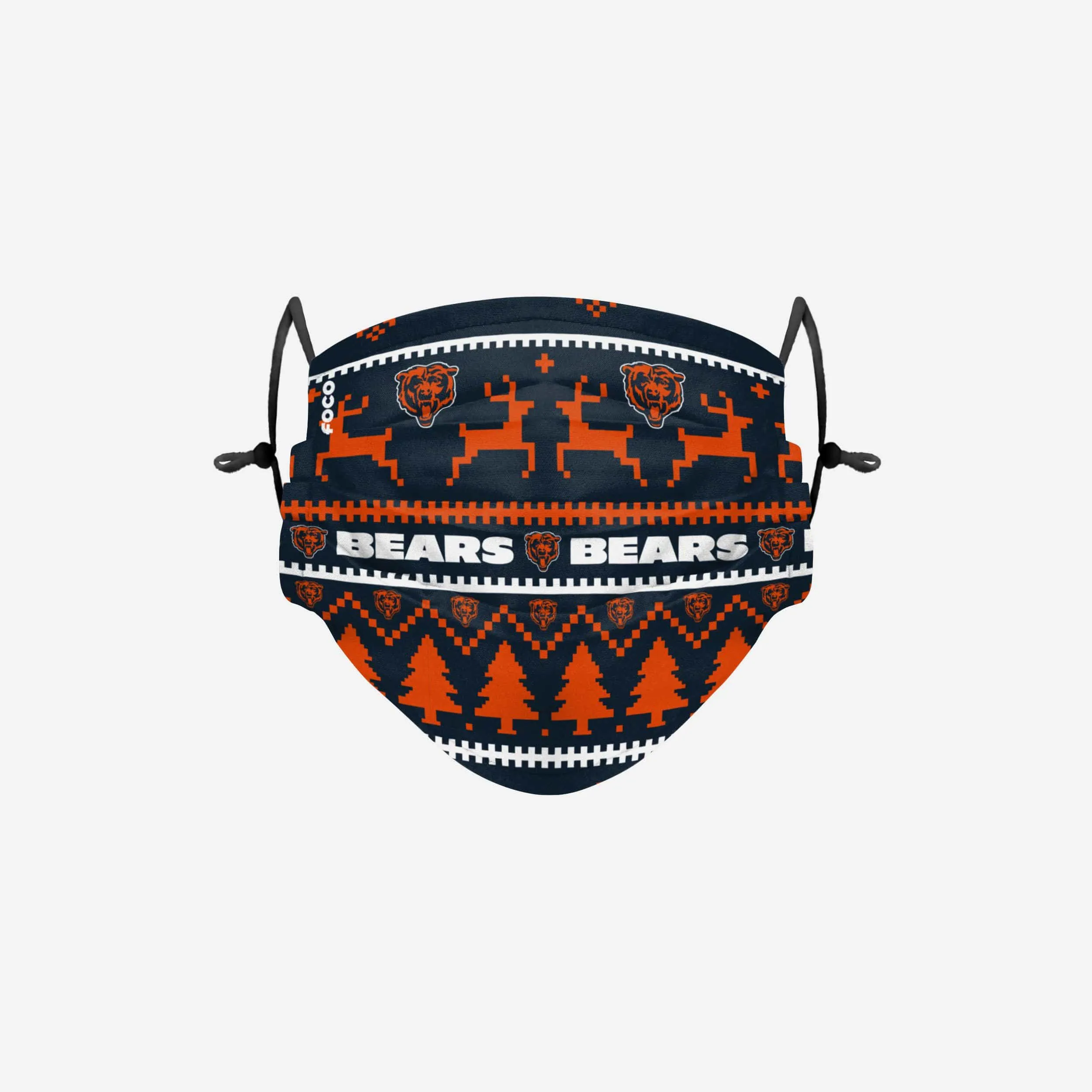 Chicago Bears Wordmark Holiday Adjustable Face Cover