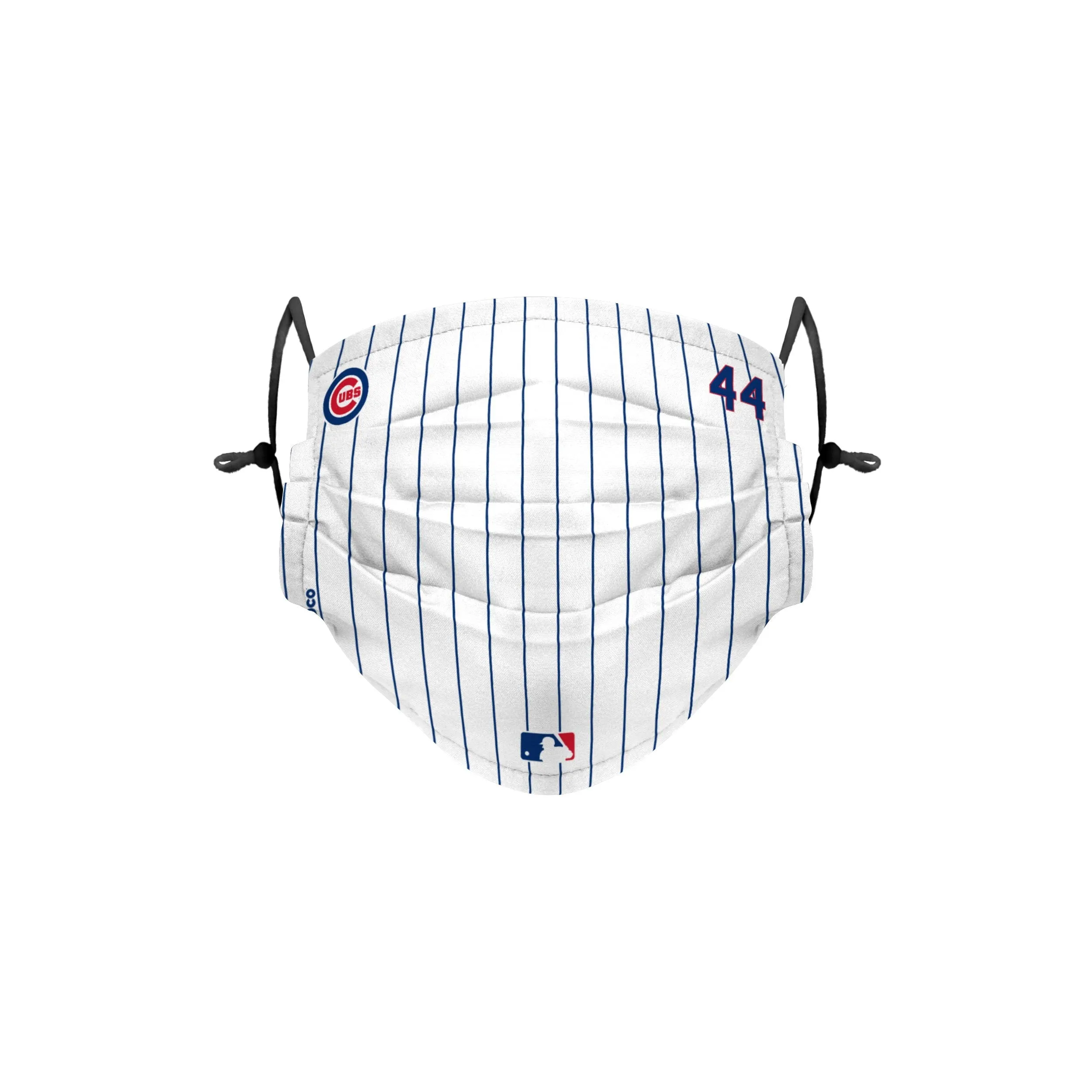 Chicago Cubs MLB Anthony Rizzo On-Field Gameday Pinstripe Adjustable Face Cover