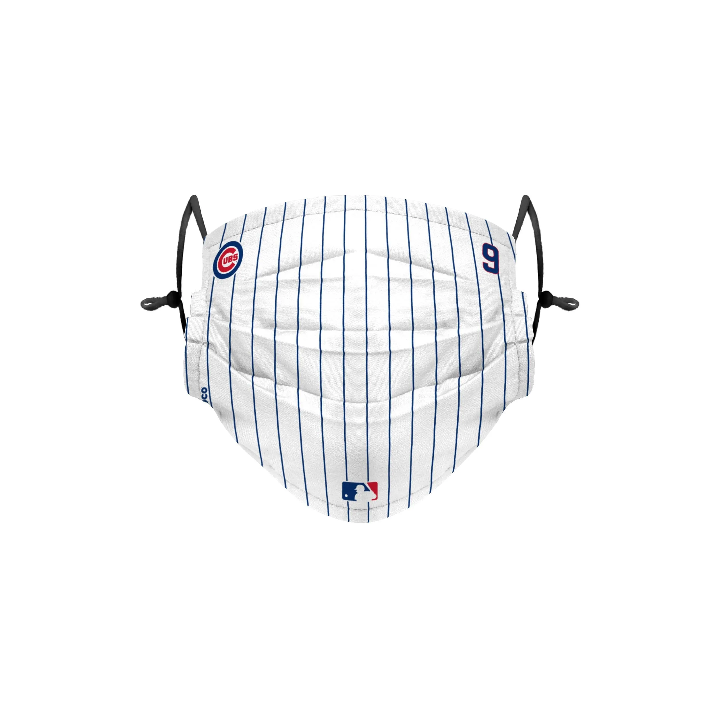Chicago Cubs MLB Javier Baez On-Field Gameday Pinstripe Adjustable Face Cover
