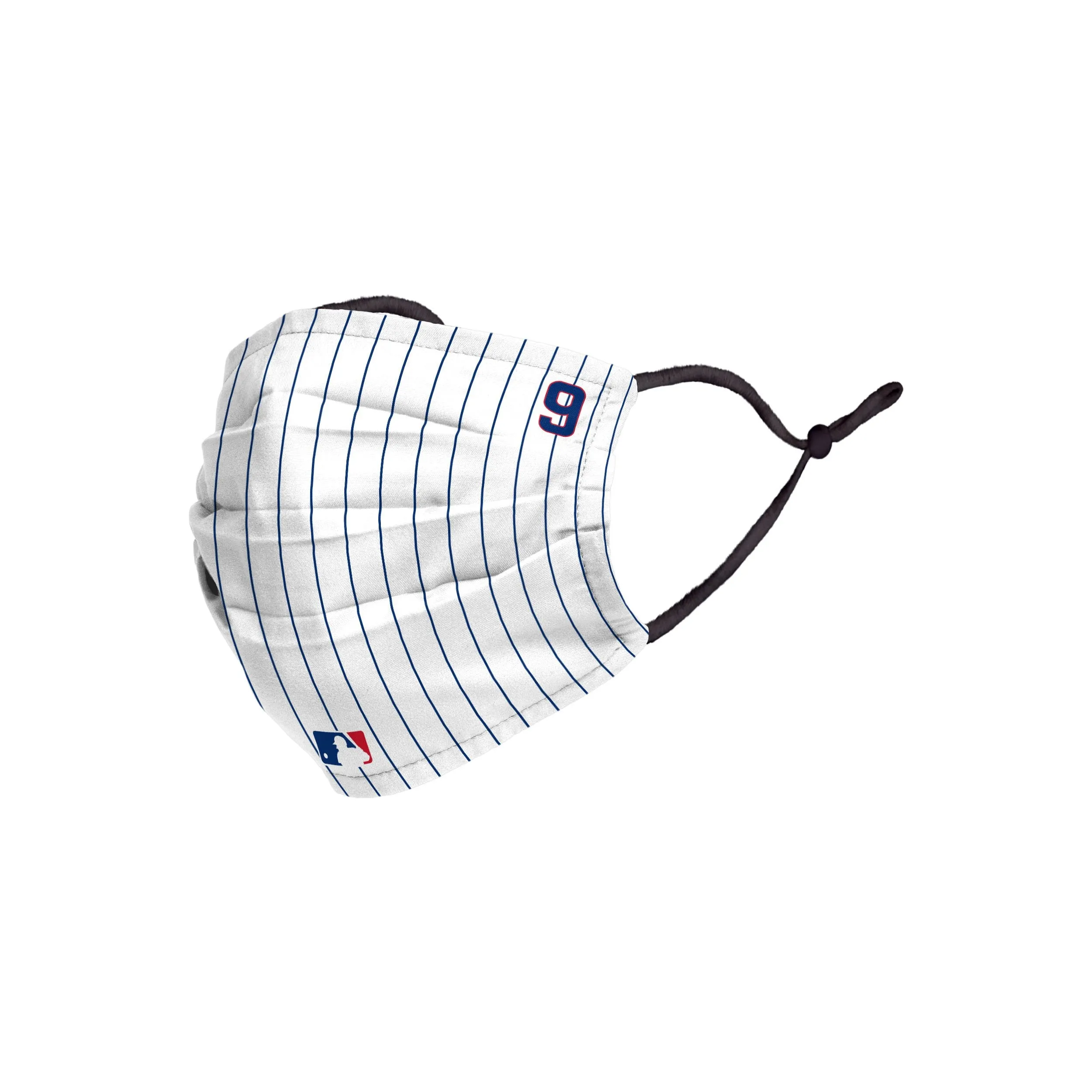 Chicago Cubs MLB Javier Baez On-Field Gameday Pinstripe Adjustable Face Cover