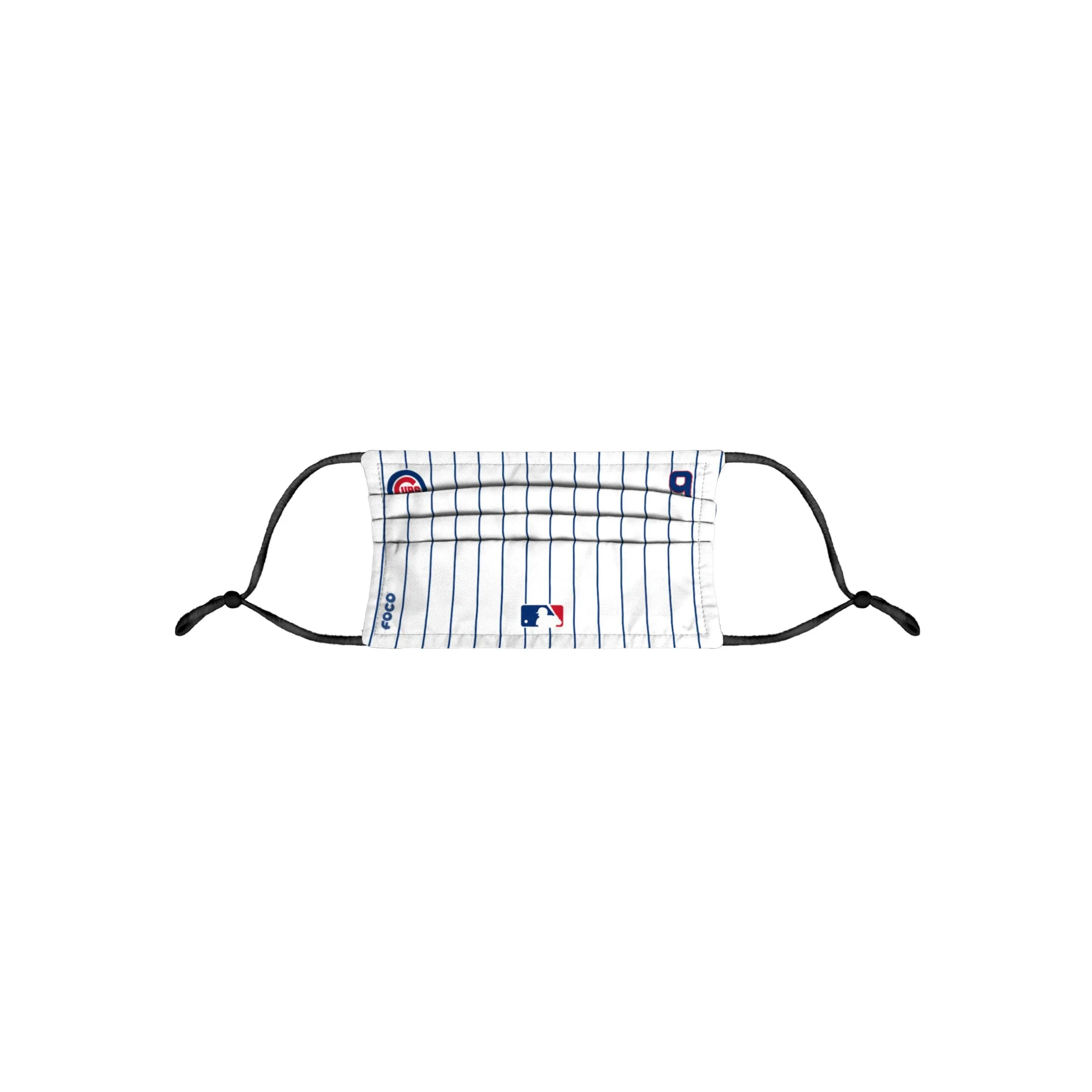 Chicago Cubs MLB Javier Baez On-Field Gameday Pinstripe Adjustable Face Cover