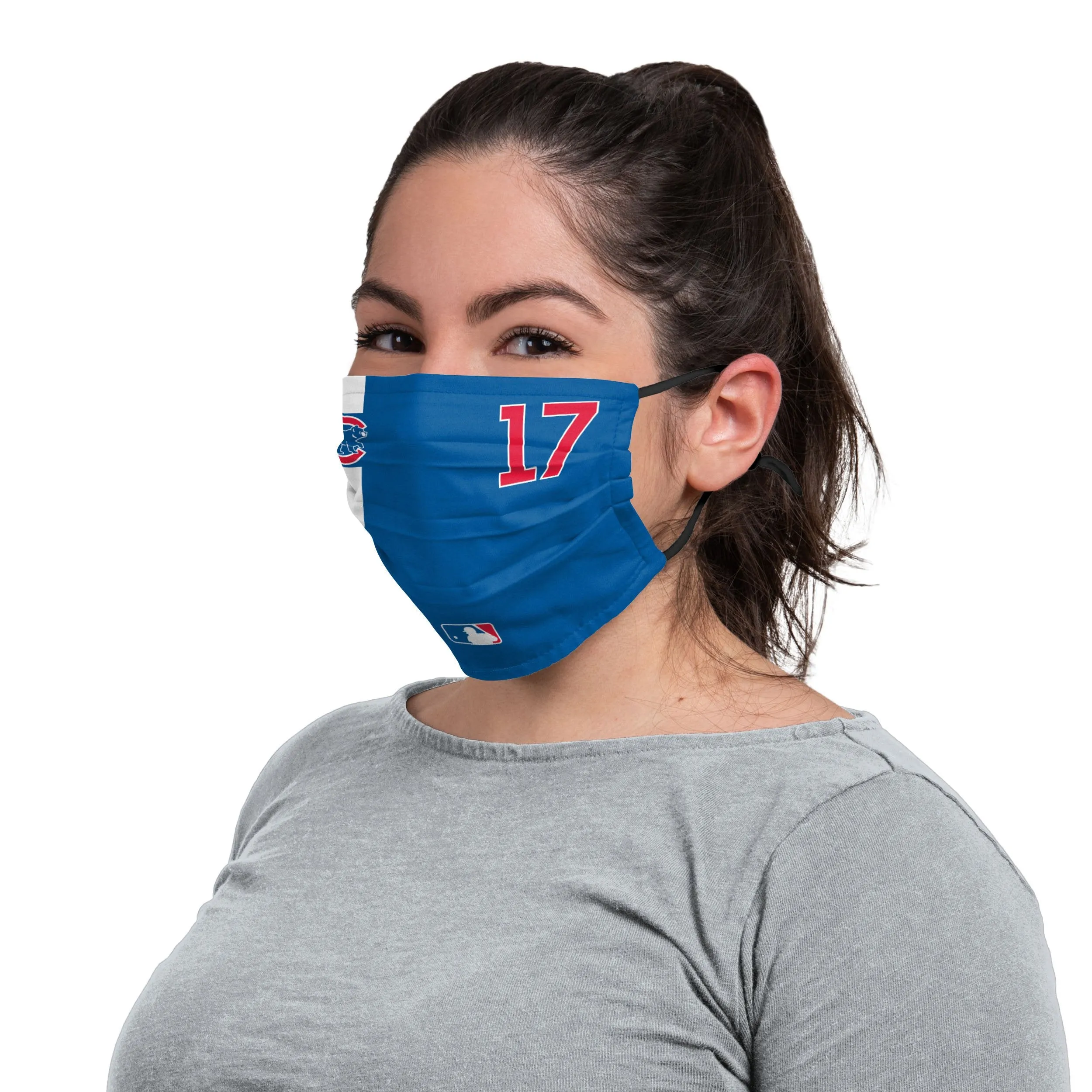 Chicago Cubs MLB Kris Bryant On-Field Adjustable Blue Face Cover