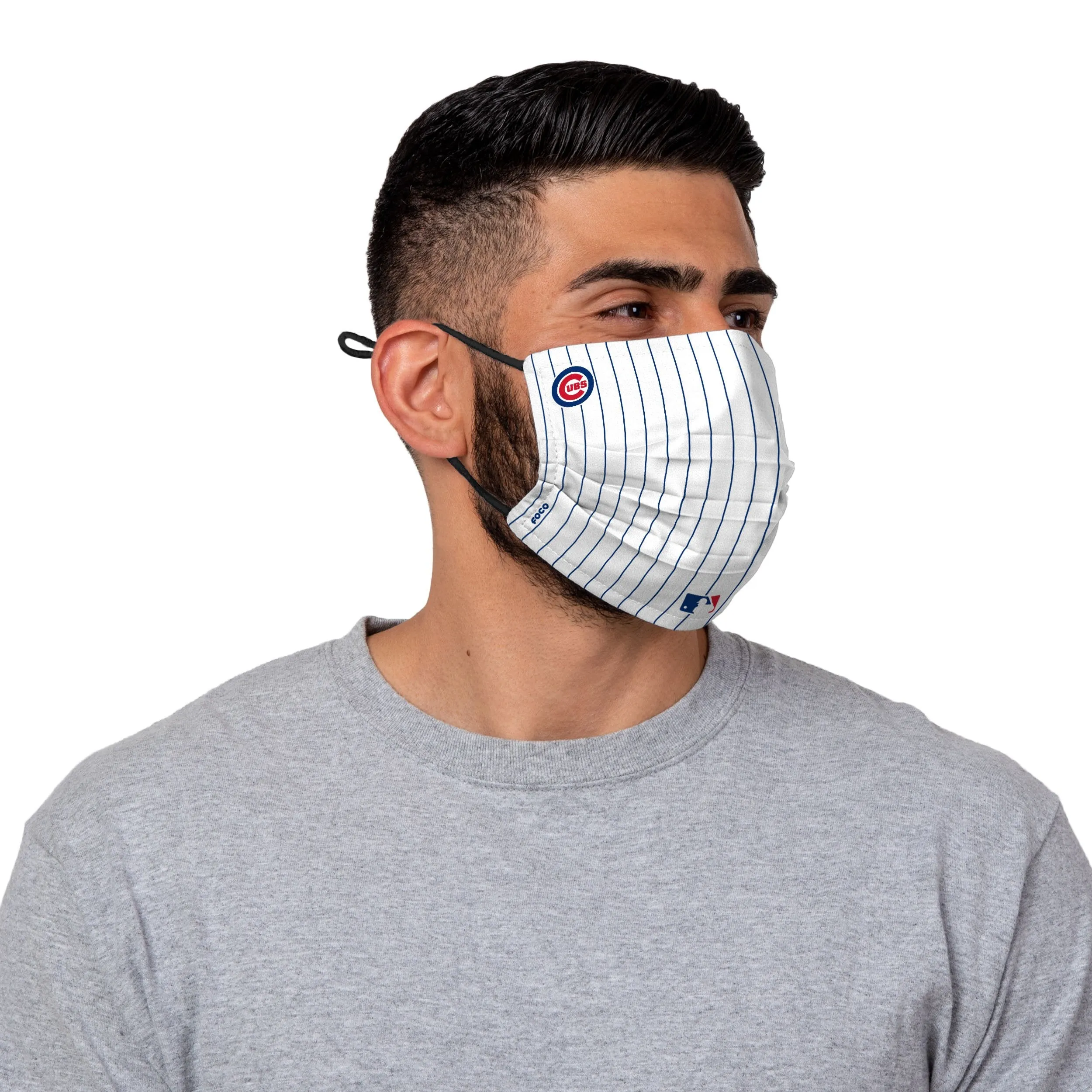 Chicago Cubs MLB  On-Field Gameday Pinstripe Adjustable Face Cover