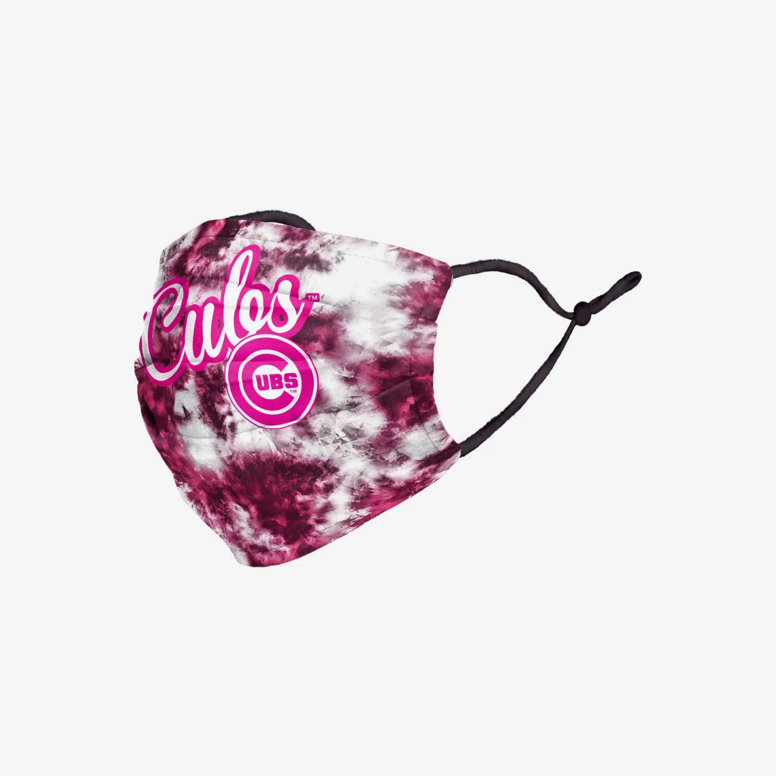 Chicago Cubs Pink Tie-Dye Adjustable Face Cover