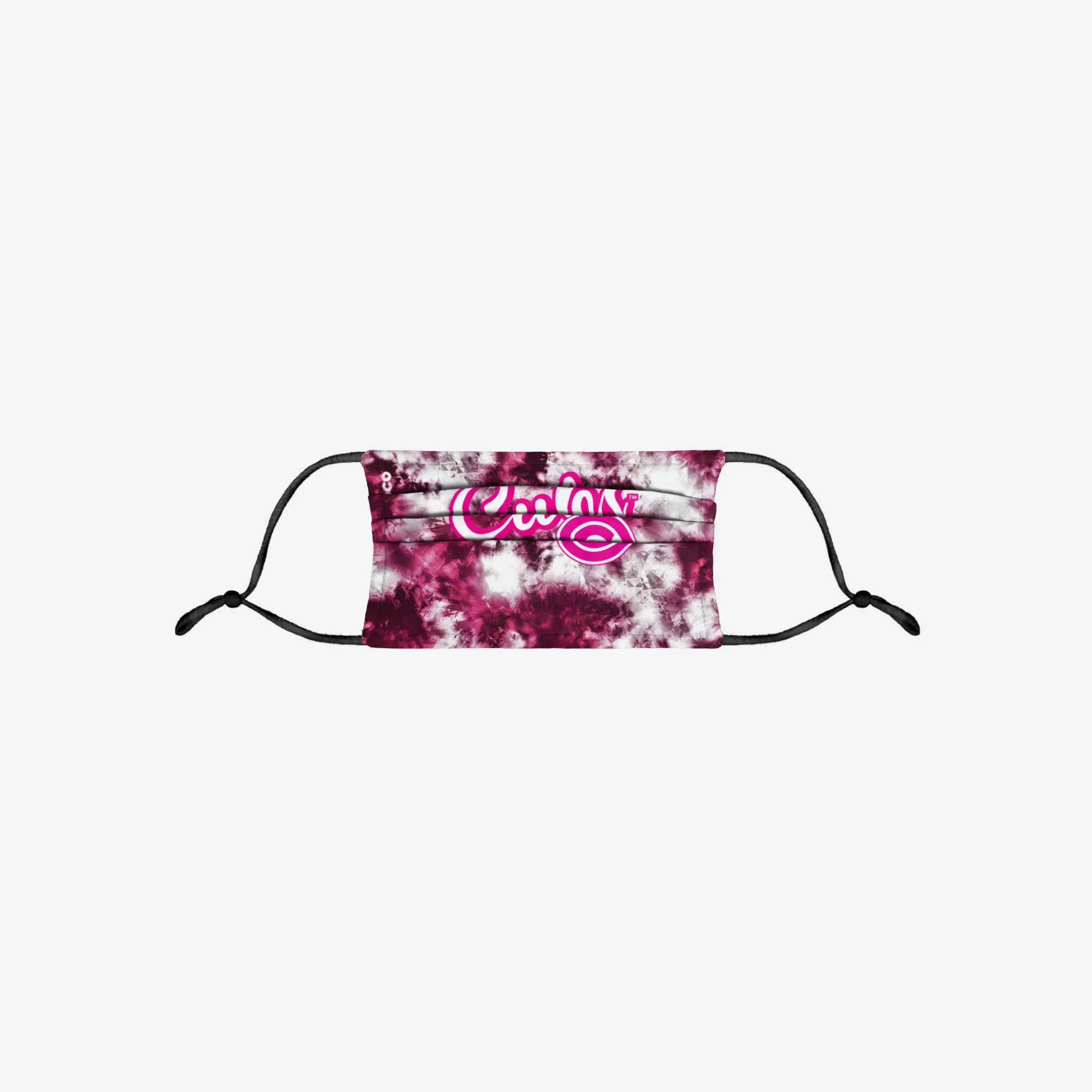 Chicago Cubs Pink Tie-Dye Adjustable Face Cover