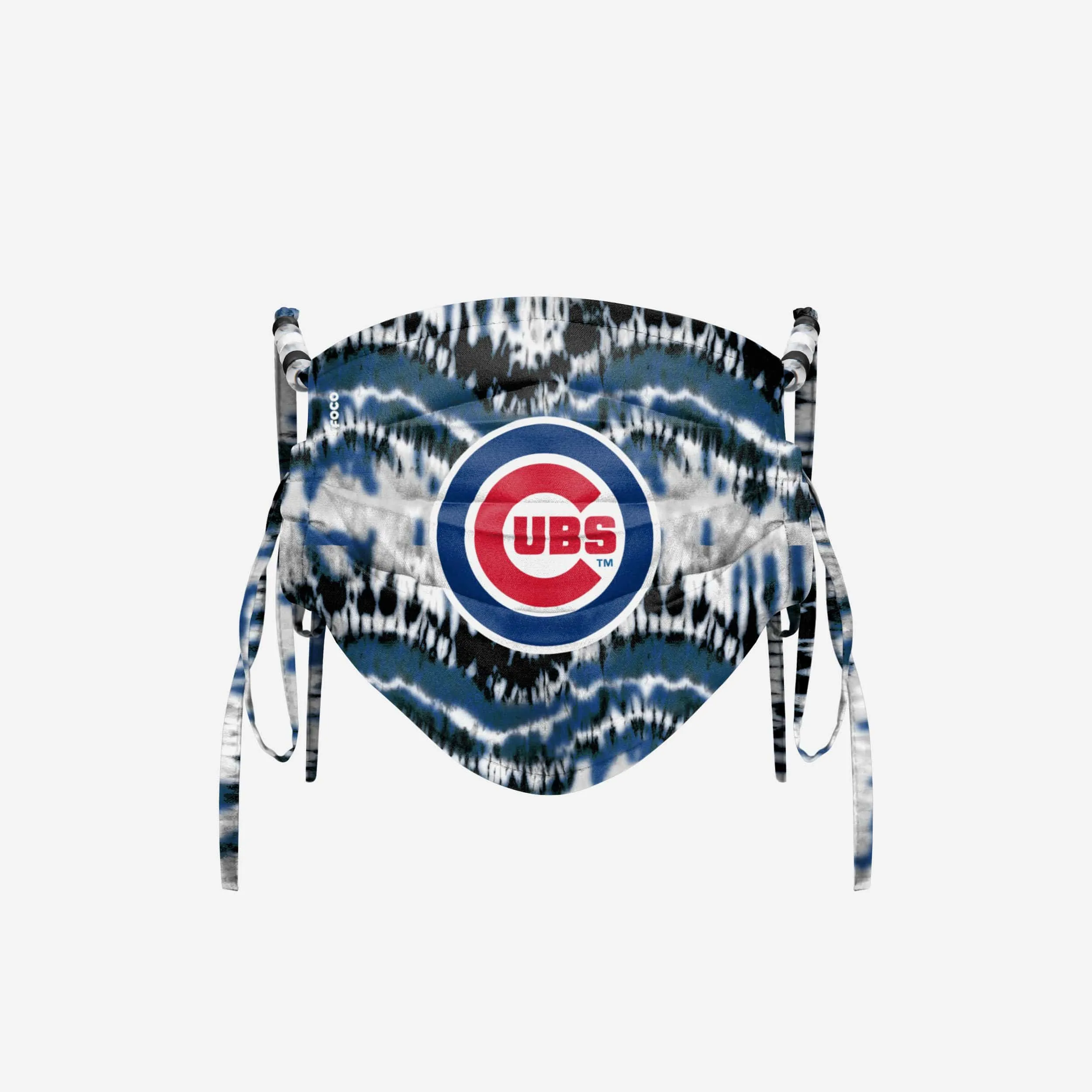 Chicago Cubs Tie-Dye Beaded Tie-Back Face Cover
