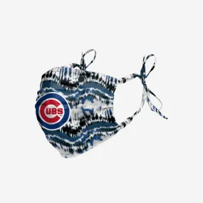 Chicago Cubs Tie-Dye Beaded Tie-Back Face Cover