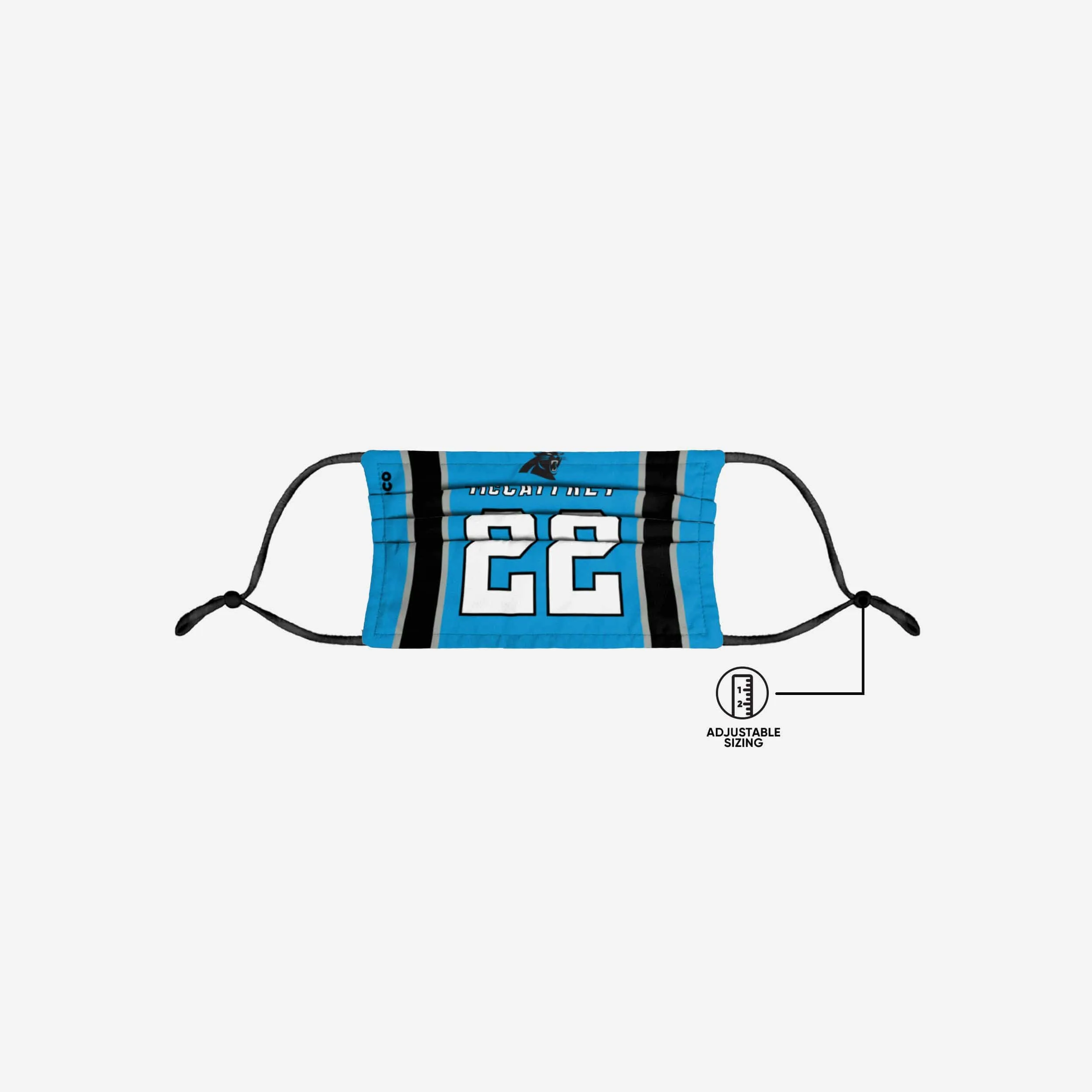 Christian McCaffrey Carolina Panthers Adjustable Face Cover
