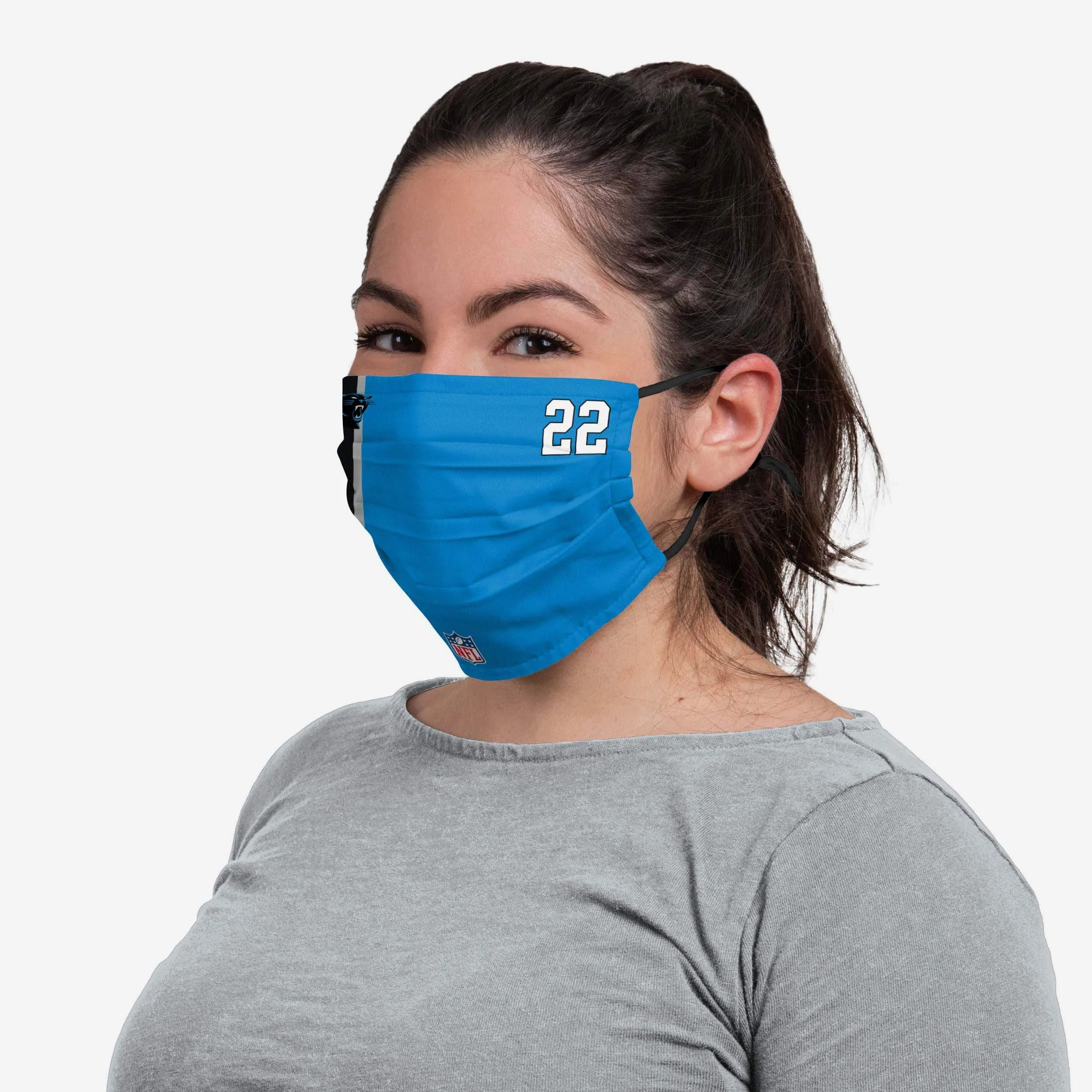 Christian McCaffrey Carolina Panthers On-Field Sideline Face Cover