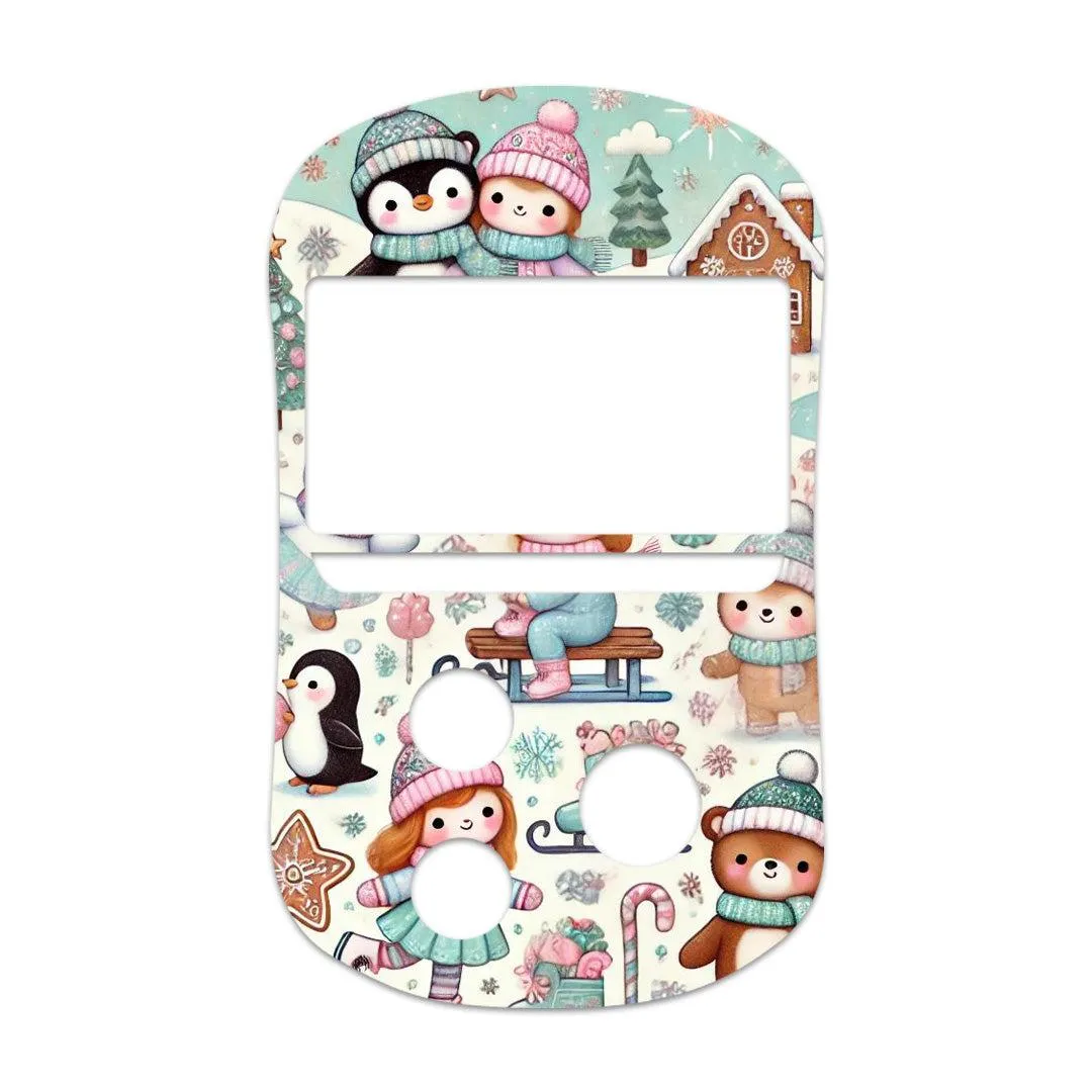 Christmas Scene Sticker for OneTouch Verio Flex Glucometer