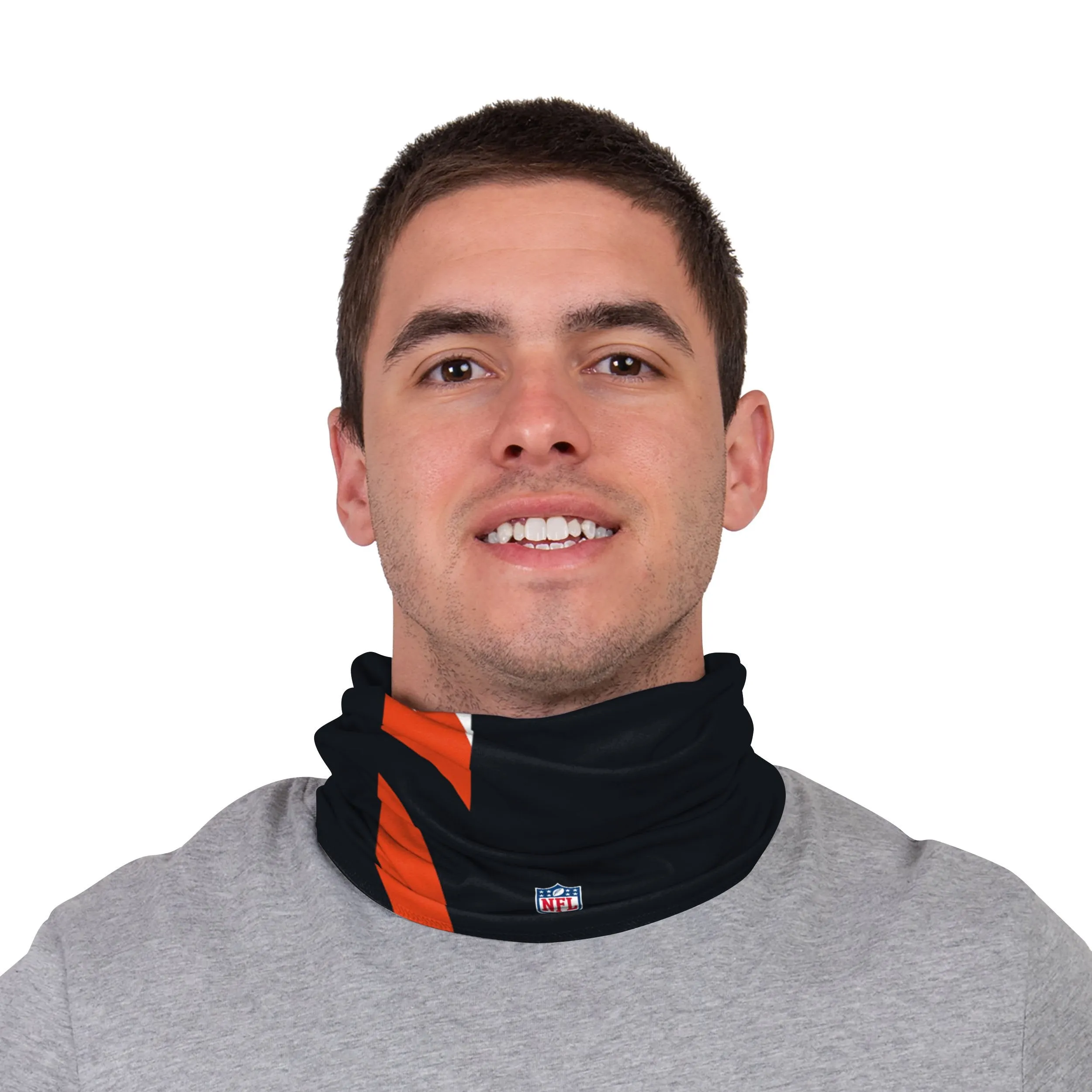 Cincinnati Bengals NFL Auden Tate On-Field Sideline Logo Gaiter Scarf