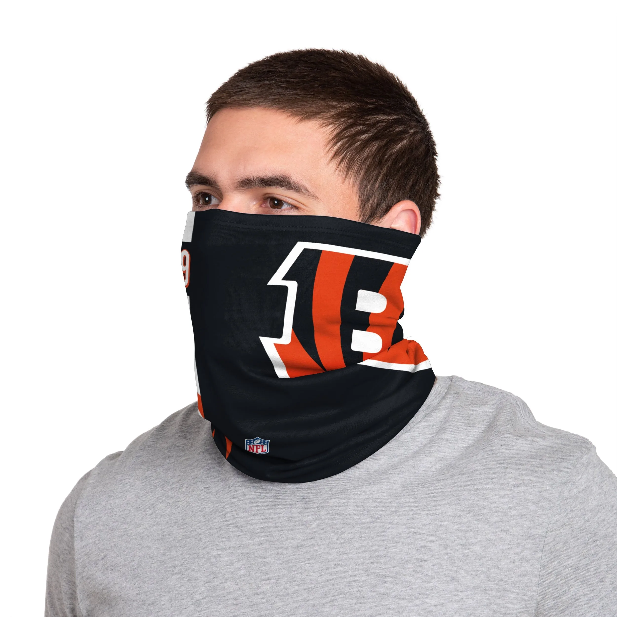Cincinnati Bengals NFL Auden Tate On-Field Sideline Logo Gaiter Scarf