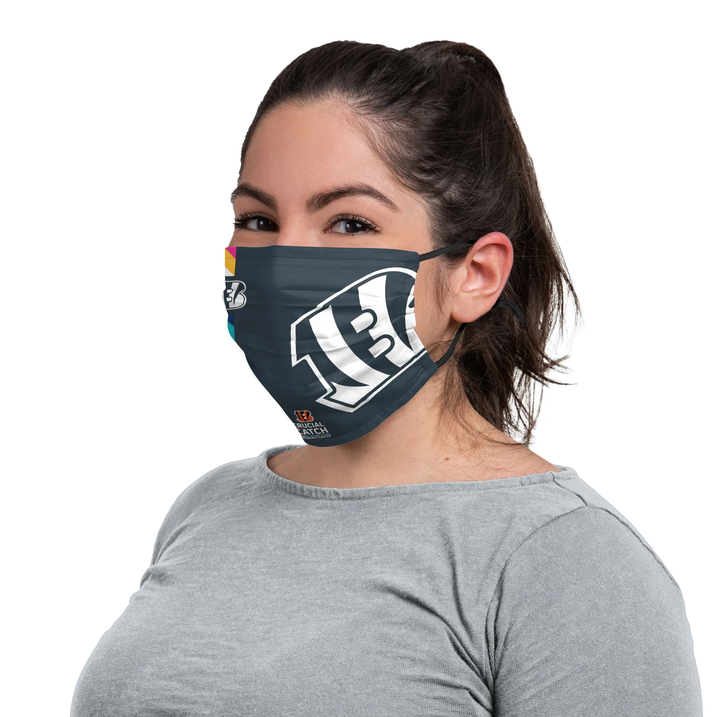 Cincinnati Bengals NFL Crucial Catch Adjustable Face Cover