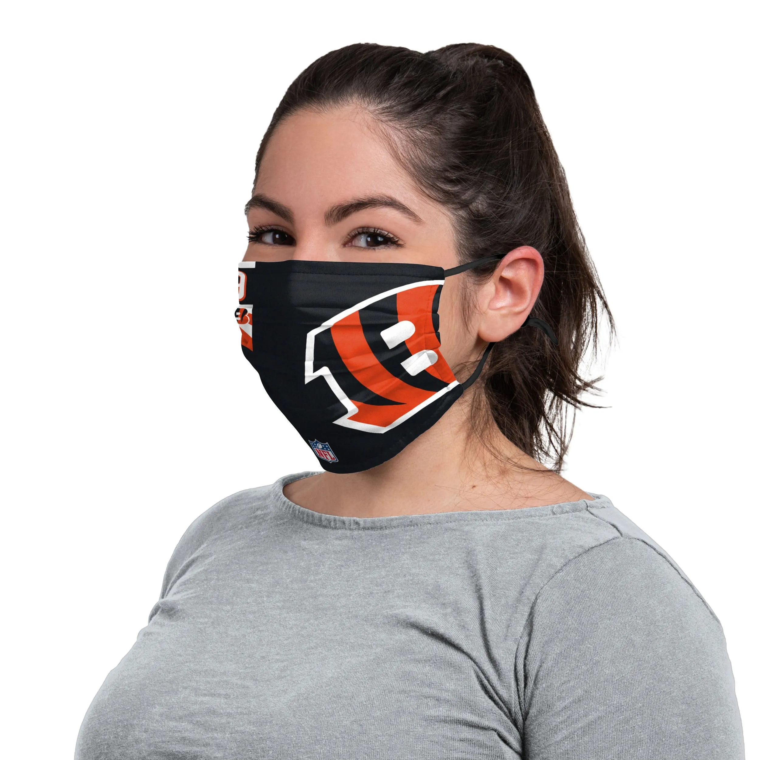 Cincinnati Bengals NFL Joe Burrow On-Field Sideline Logo Face Cover